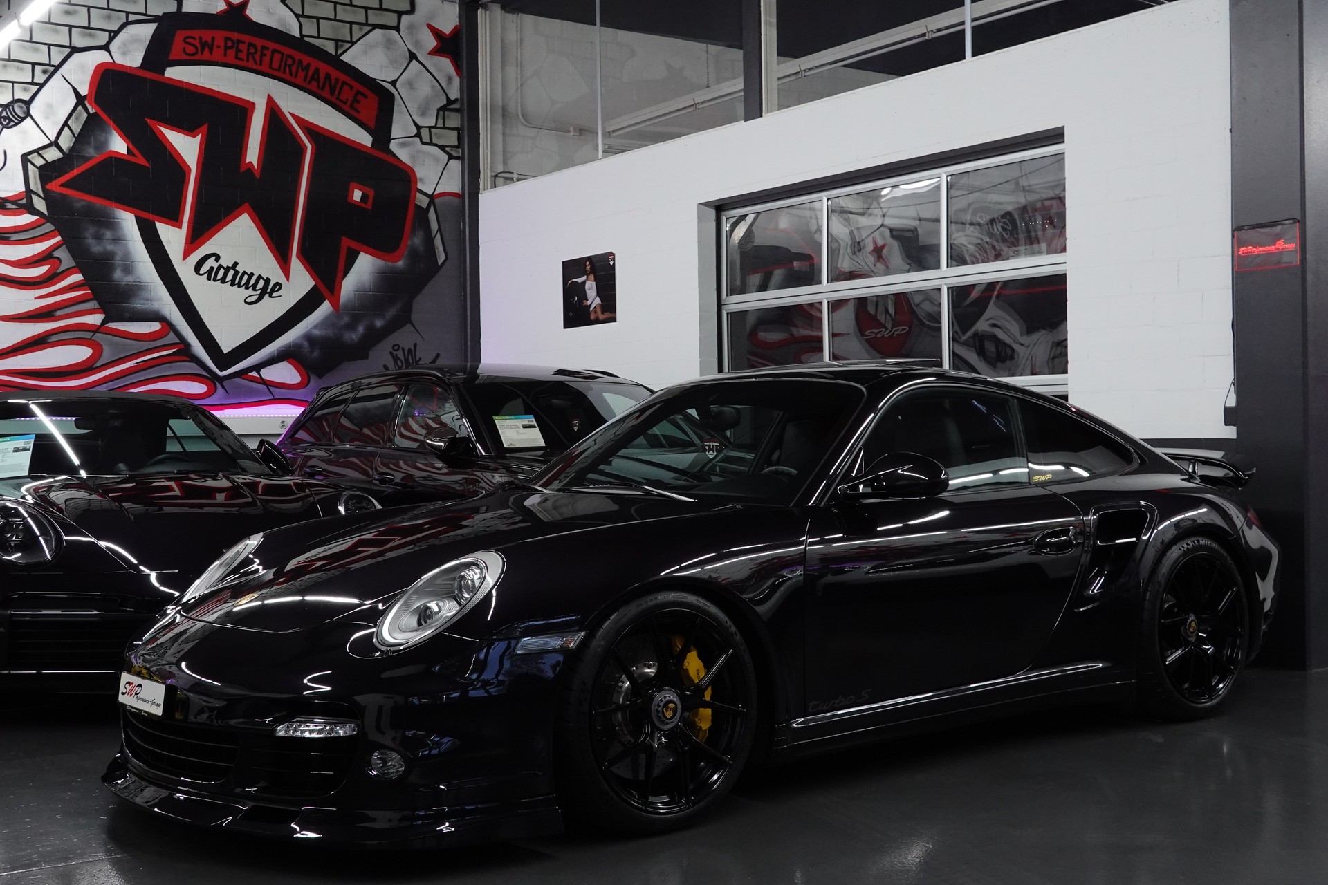 PORSCHE 911 TURBO S 997.2 PDK BLACK CH-FZ AKRAPOVIC KW-V3-image-0
