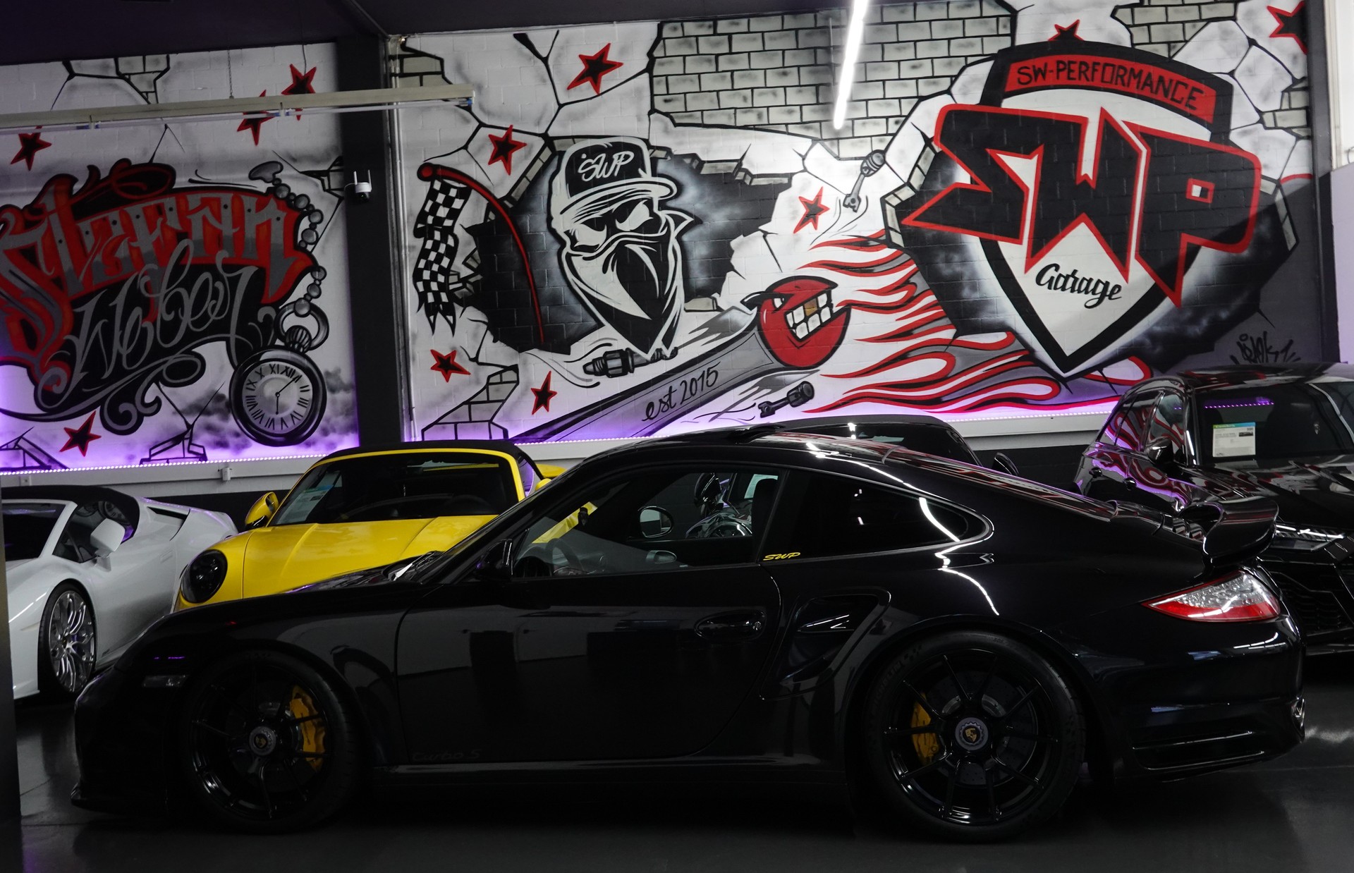 PORSCHE 911 TURBO S 997.2 PDK BLACK CH-FZ AKRAPOVIC KW-V3-image-15