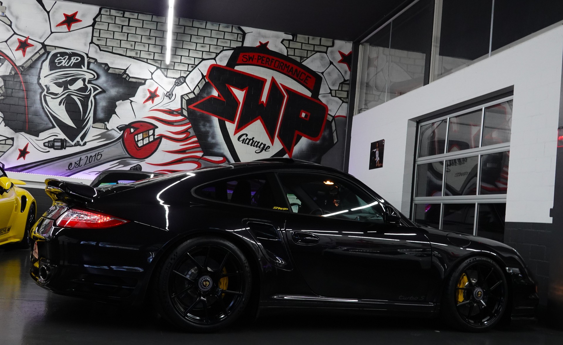 PORSCHE 911 TURBO S 997.2 PDK BLACK CH-FZ AKRAPOVIC KW-V3-image-28