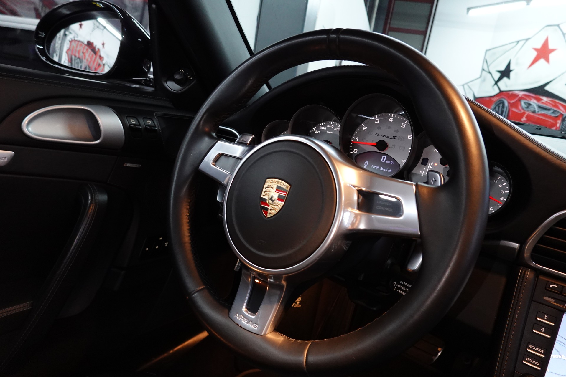 PORSCHE 911 TURBO S 997.2 PDK BLACK CH-FZ AKRAPOVIC KW-V3-image-50