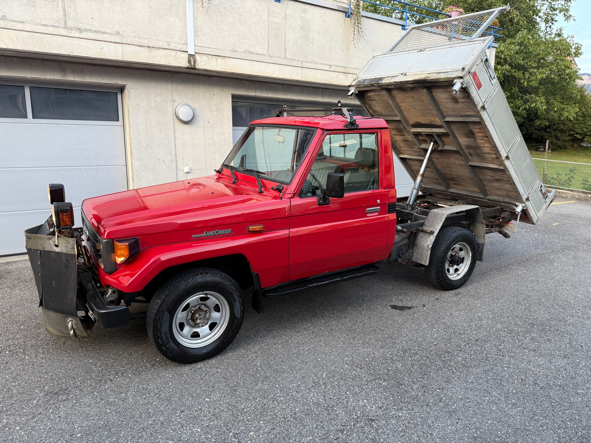 TOYOTA HZJ75 4.2D *3 Seiten-Kipper & Schneepflug*-image-20