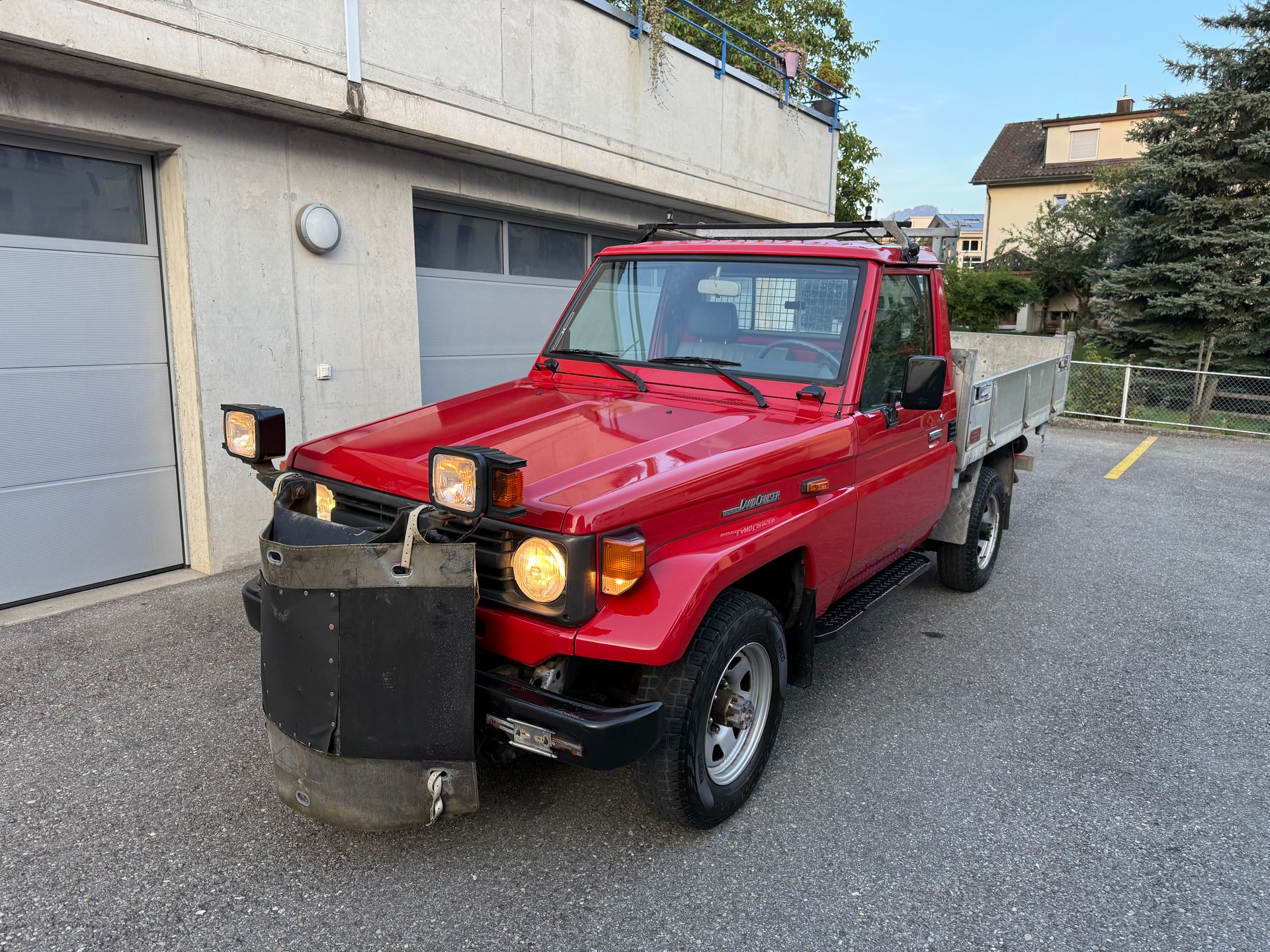 TOYOTA HZJ75 4.2D *3 Seiten-Kipper & Schneepflug*-image-10
