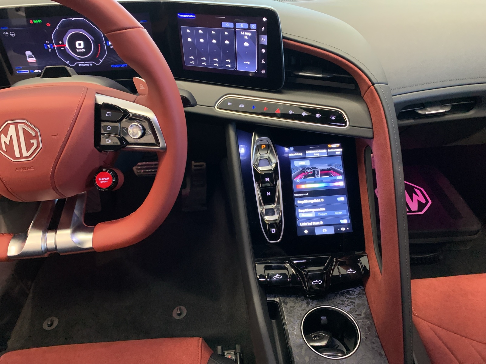 MG Cyberster 77 kWh Stoffdach Rot 4WD-image-9