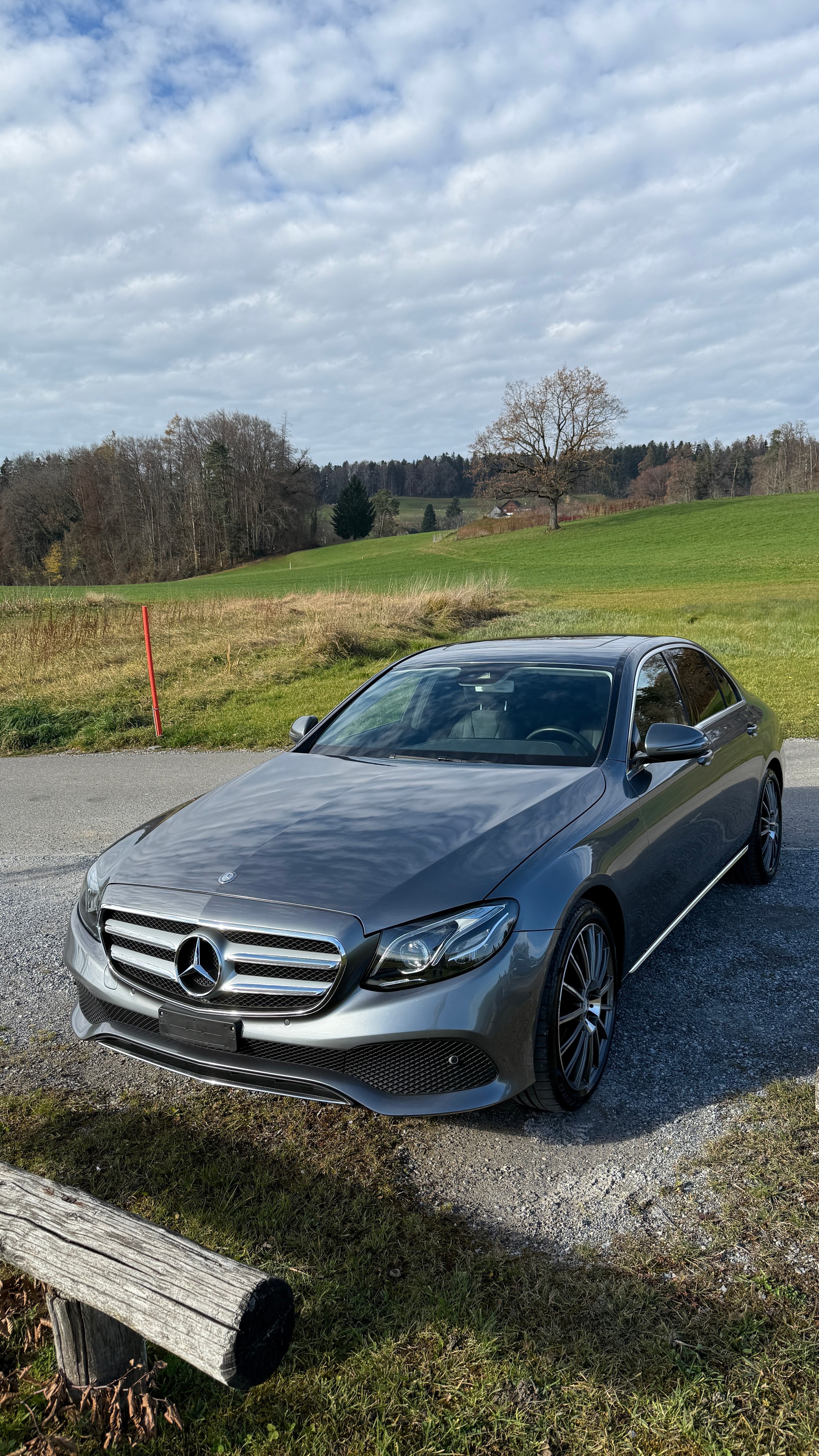 MERCEDES-BENZ E 220 D 8-fach bereift | Schiebedach Frisch ab MFK-image-0