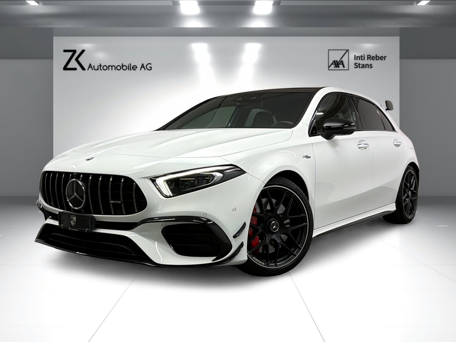 MERCEDES-BENZ A 45 S Performance 422PS Polarweiss AMG 4Matic+ Speedshift/ 360° Kamera / Panoramadach / Burmester / Head-Up / Night Paket /