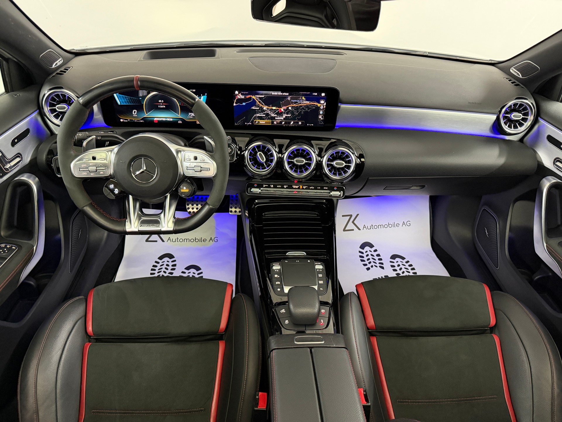 MERCEDES-BENZ A 45 S Performance 422PS Polarweiss AMG 4Matic+ Speedshift/ 360° Kamera / Panoramadach / Burmester / Head-Up / Night Paket /-image-10