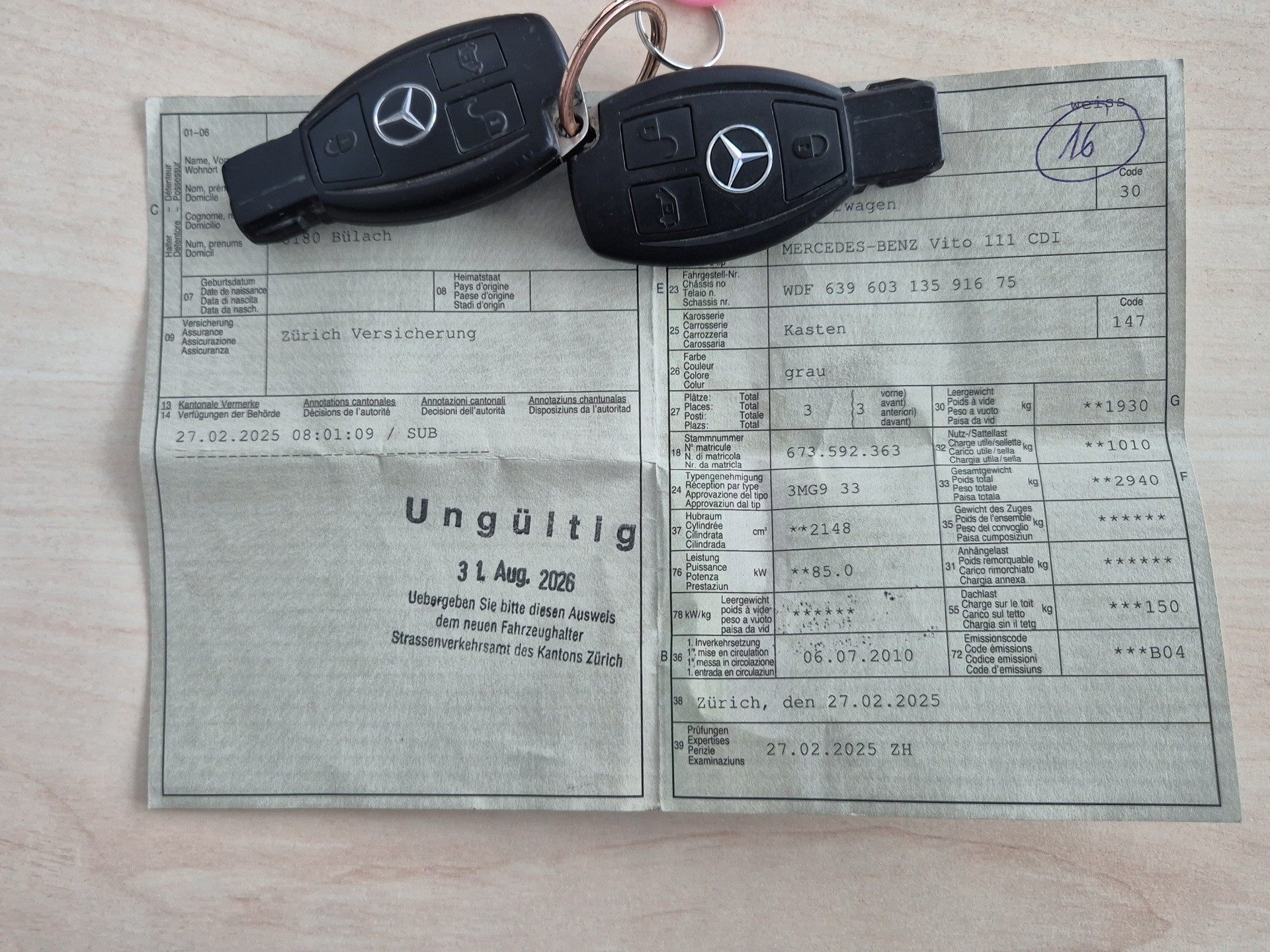 MERCEDES-BENZ Vito 111 CDI-image-1