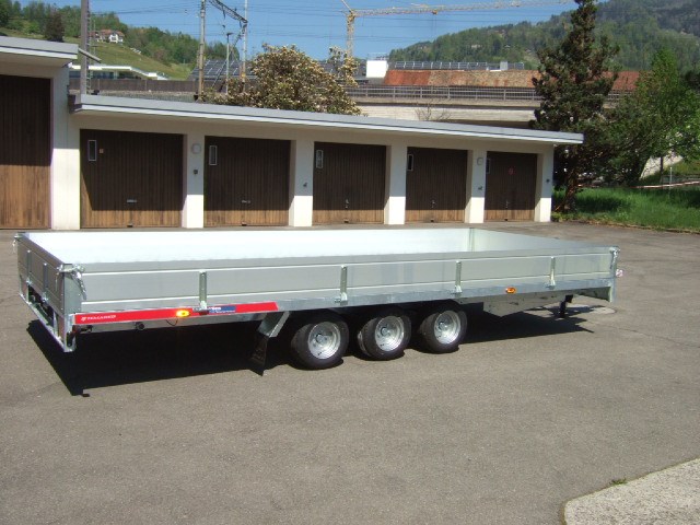 TEMARED Carplatform 5121 3'500kg mit Holzboden und Bordwände-image-3