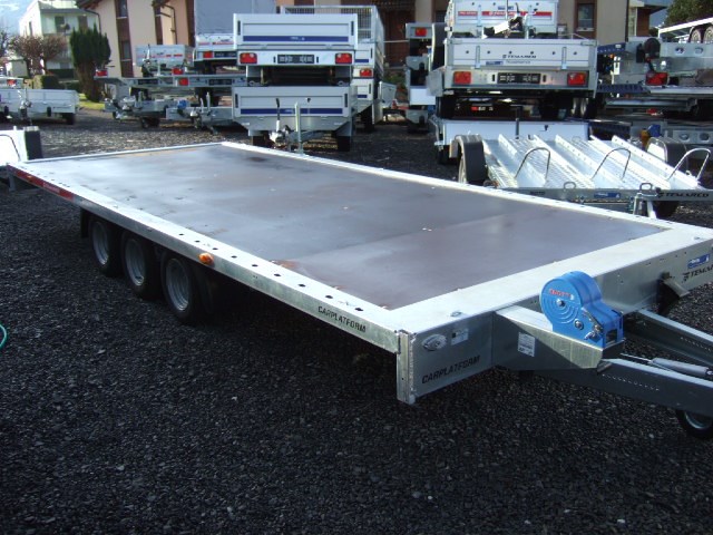 TEMARED Carplatform 5121 3'500kg mit Holzboden und Bordwände-image-4