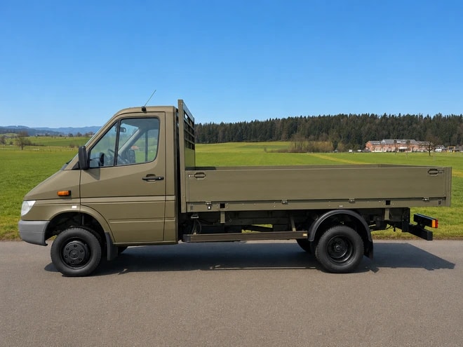 MERCEDES-BENZ Sprinter 413 CDI Duo 4x4 Automat Brücke mit Anhängerkupplung-image-2