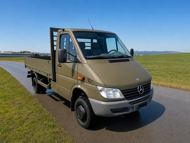 MERCEDES-BENZ Sprinter 413 CDI Duo 4x4 Automat Brücke mit Anhängerkupplung-image-1