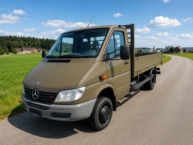 MERCEDES-BENZ Sprinter 413 CDI Duo 4x4 Automat Brücke mit Anhängerkupplung-image-0