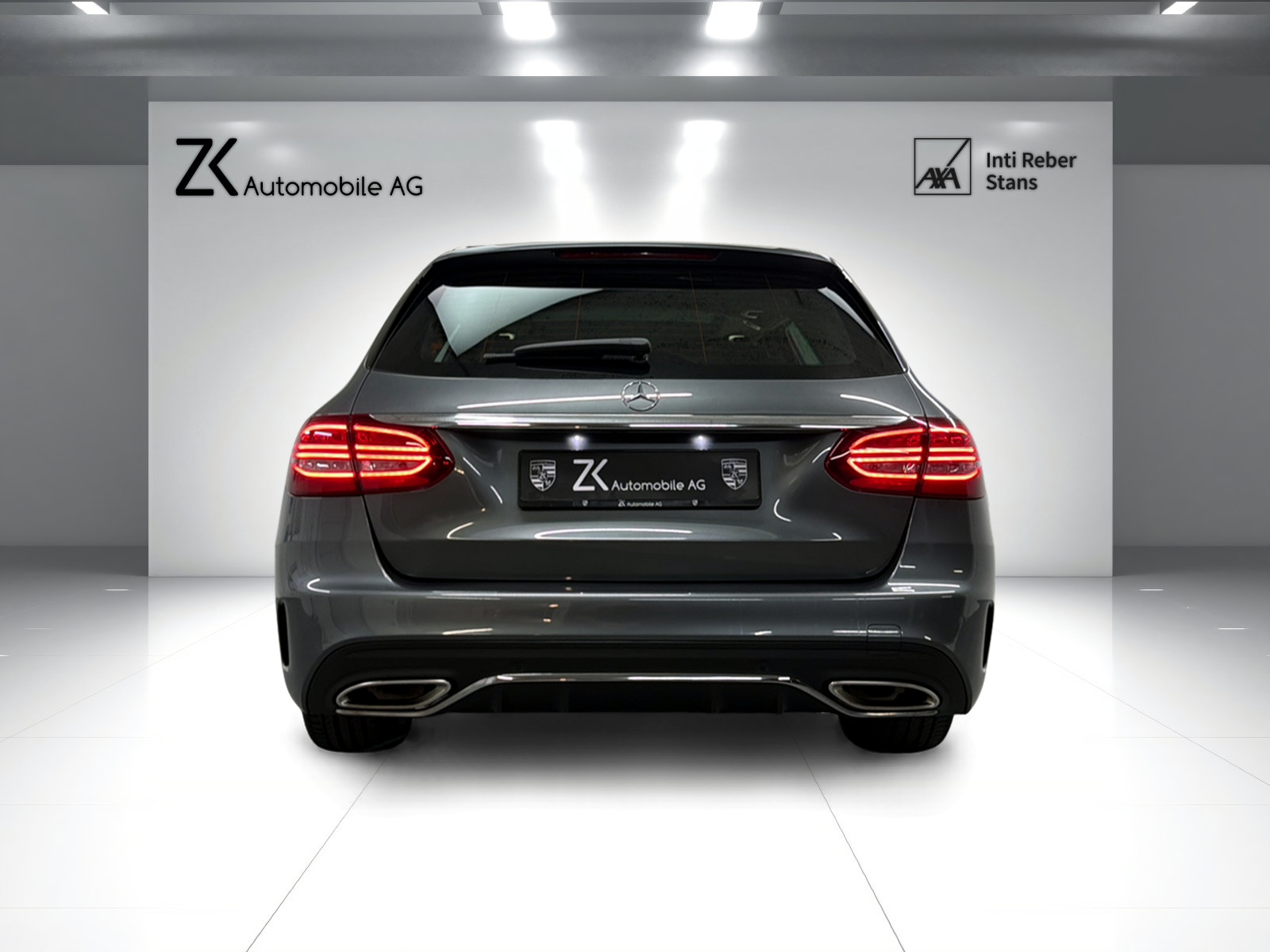 MERCEDES-BENZ C 200 Swiss Star AMG Line 4M Selenitgrau 9G-Tronic / 360° Kamera / Panoramadach / Leder / Keyless Go /-image-4