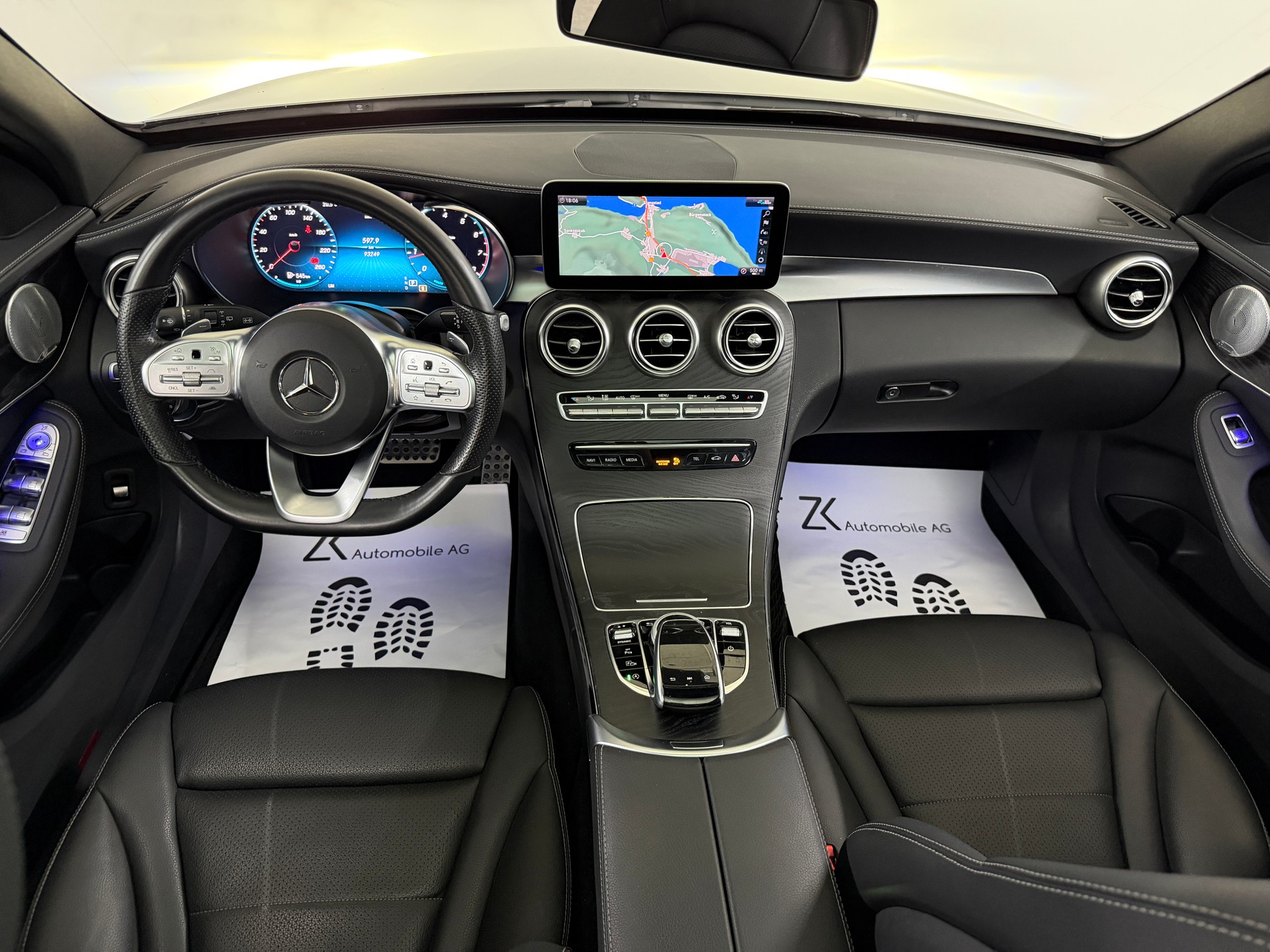 MERCEDES-BENZ C 200 Swiss Star AMG Line 4M Selenitgrau 9G-Tronic / 360° Kamera / Panoramadach / Leder / Keyless Go /-image-10