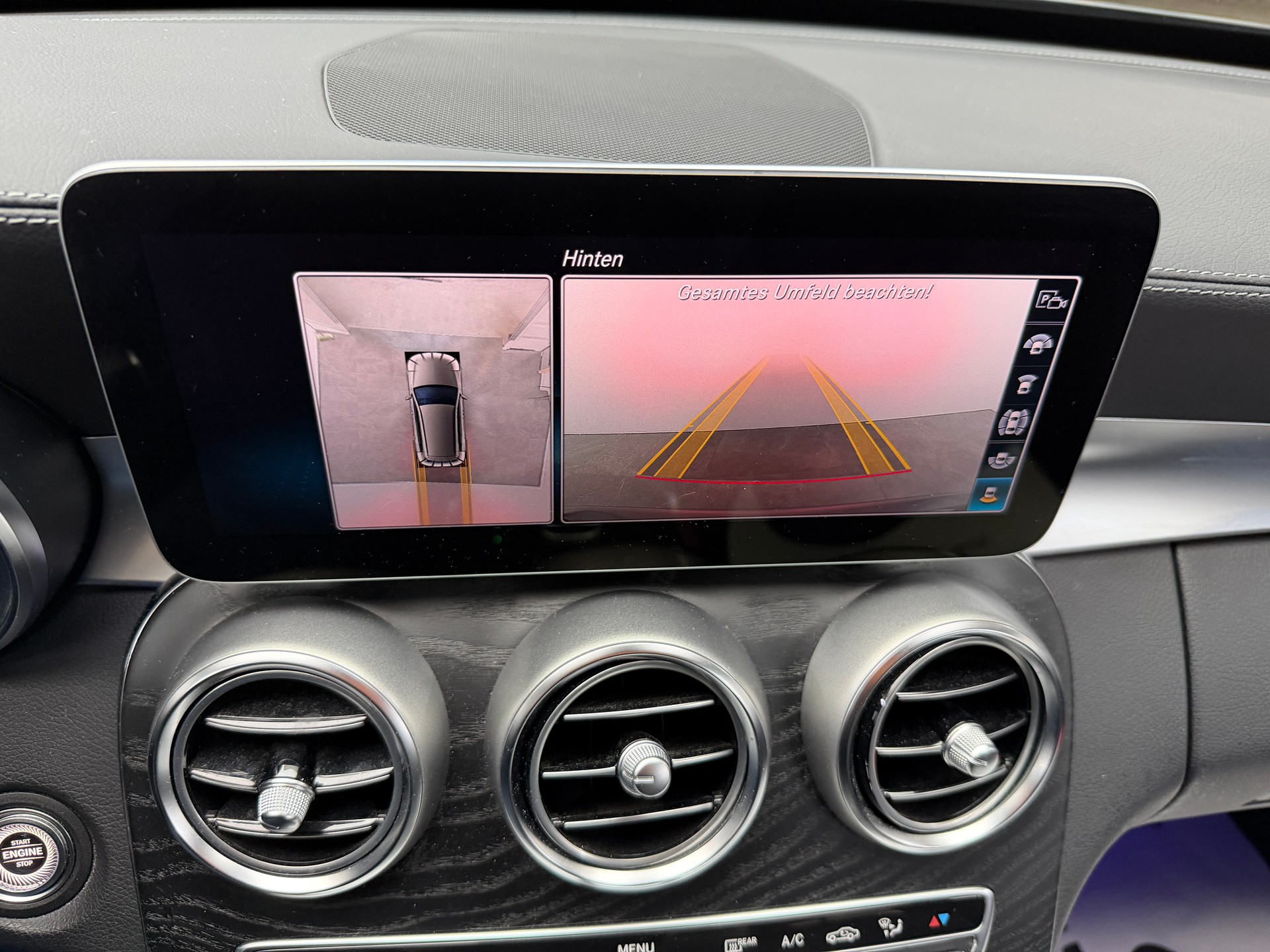 MERCEDES-BENZ C 200 Swiss Star AMG Line 4M Selenitgrau 9G-Tronic / 360° Kamera / Panoramadach / Leder / Keyless Go /-image-19