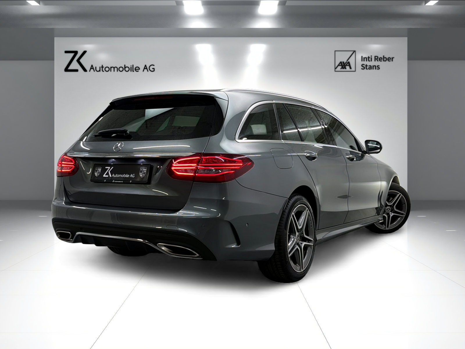 MERCEDES-BENZ C 200 Swiss Star AMG Line 4M Selenitgrau 9G-Tronic / 360° Kamera / Panoramadach / Leder / Keyless Go /-image-1