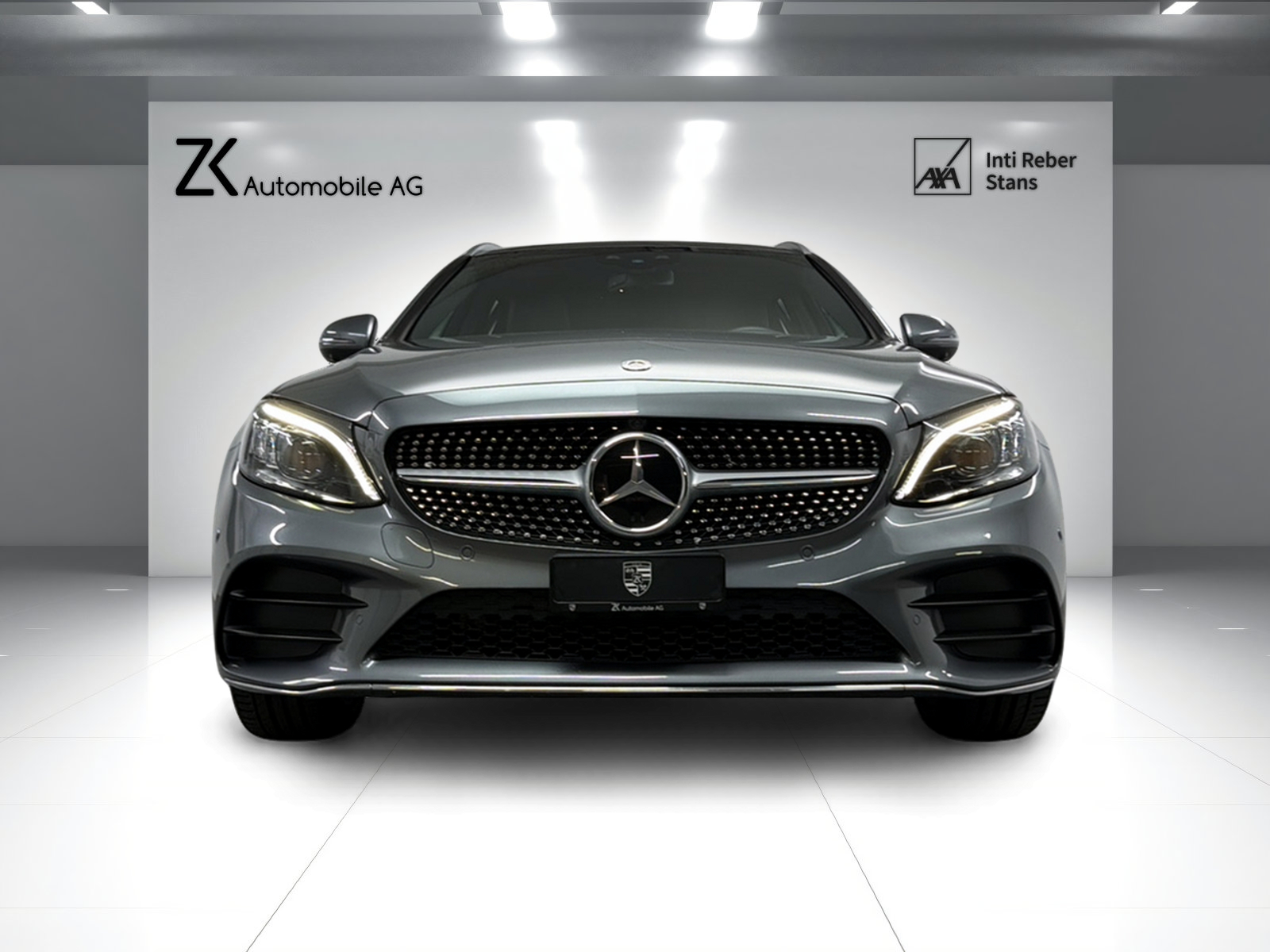 MERCEDES-BENZ C 200 Swiss Star AMG Line 4M Selenitgrau 9G-Tronic / 360° Kamera / Panoramadach / Leder / Keyless Go /-image-3
