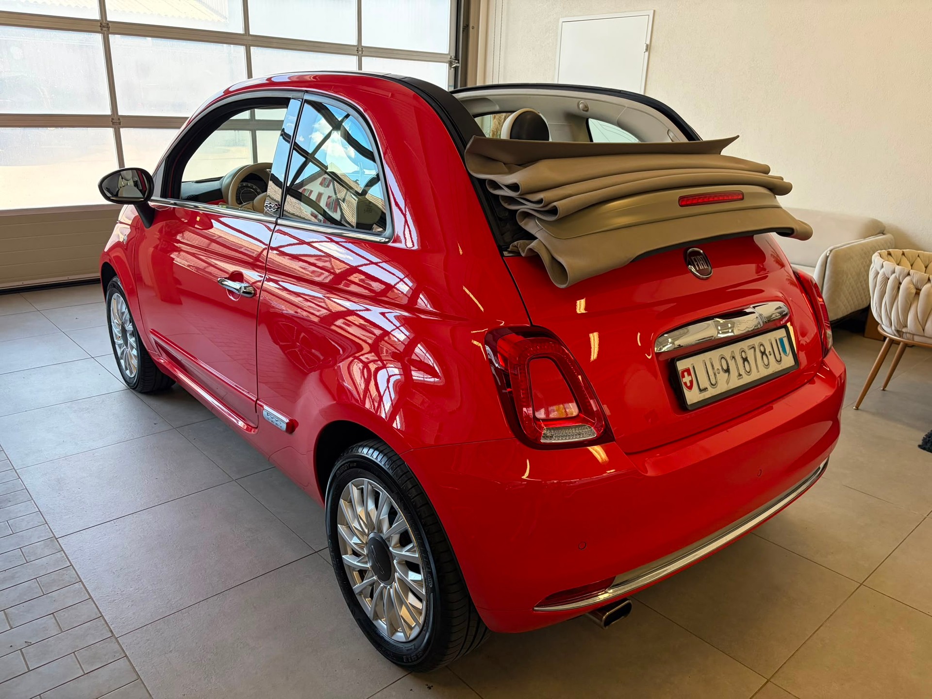 FIAT 500C 1.2 Lounge ** CABRIO **-image-1