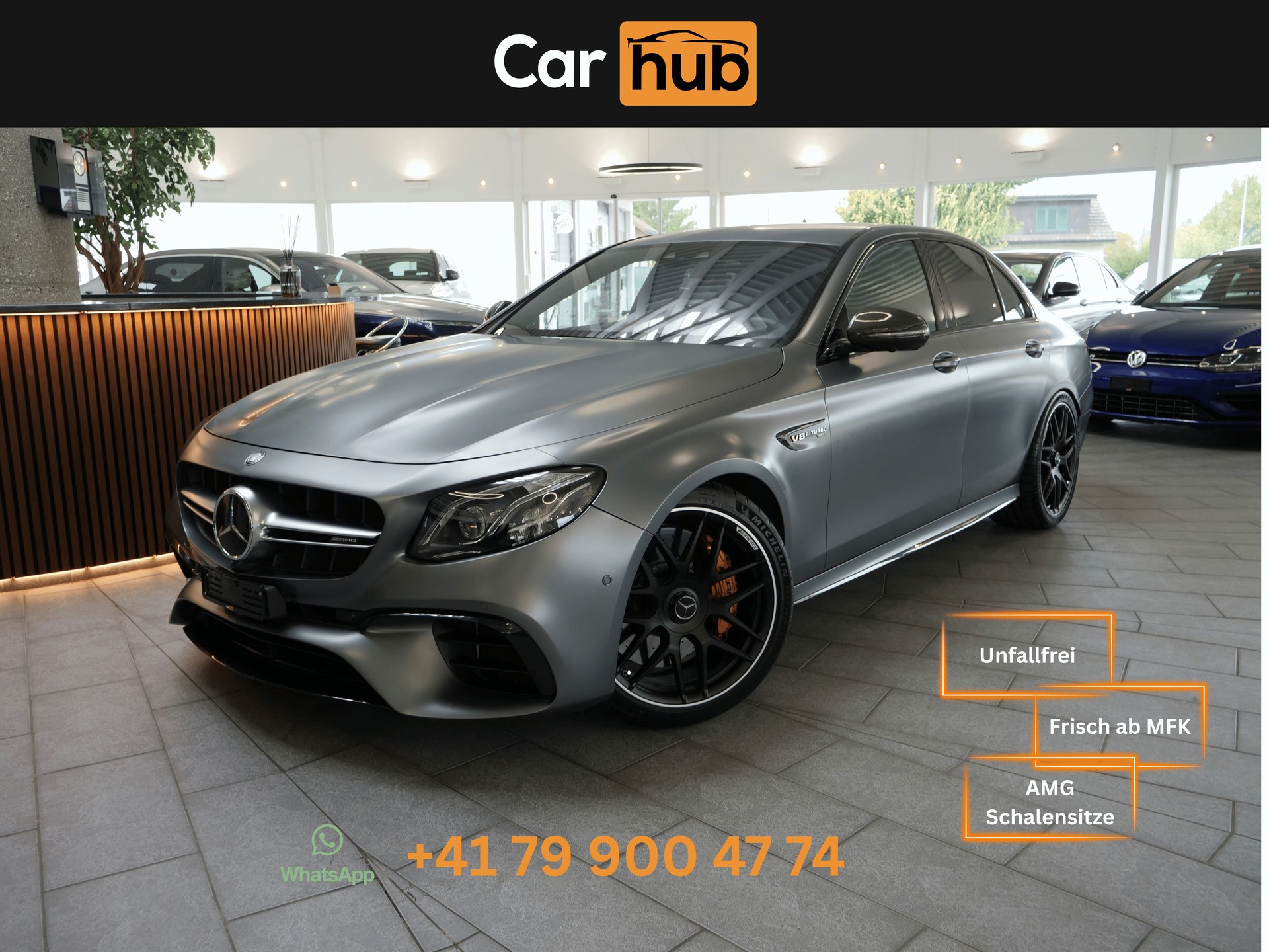 MERCEDES-BENZ E 63 AMG S Speedshift 4Matic *GRAU MATT*-image-0