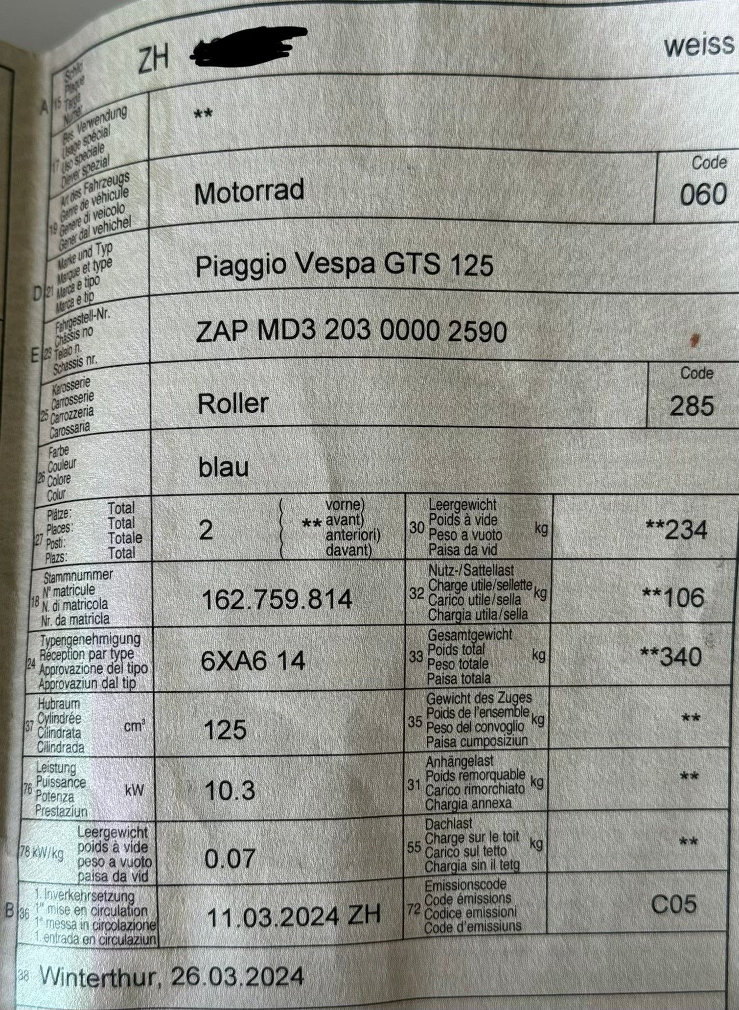 PIAGGIO Vespa GTS 125 Super Tech ABS-image-10
