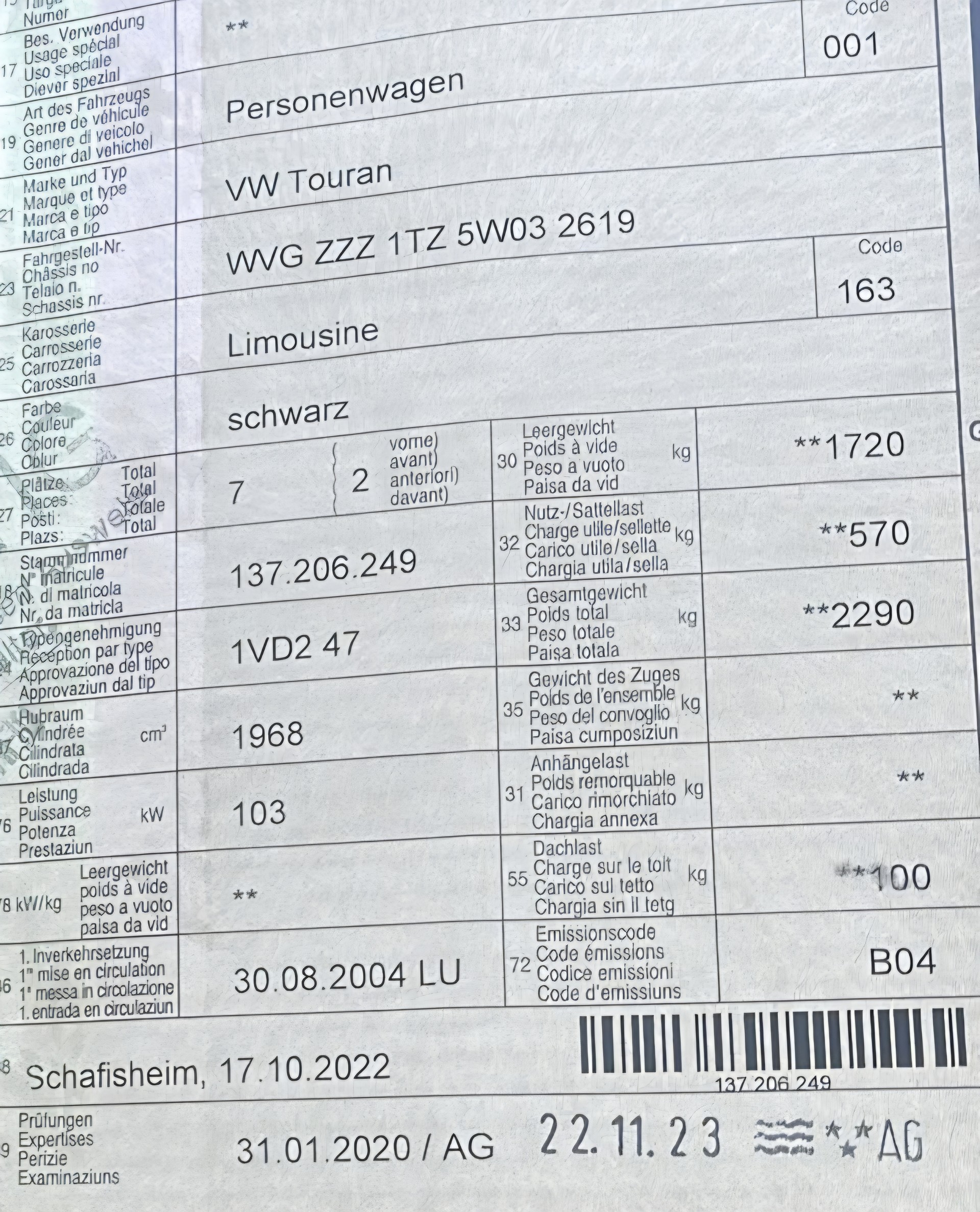 VW Touran 2.0 TDI Trendline-image-12