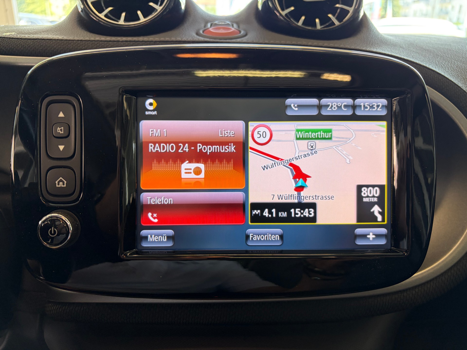 SMART forfour Brabus Xclusive twinamic | CH Fahrzeug | FALTDACH | Navigation | Cool&Media | DAB+ |-image-16