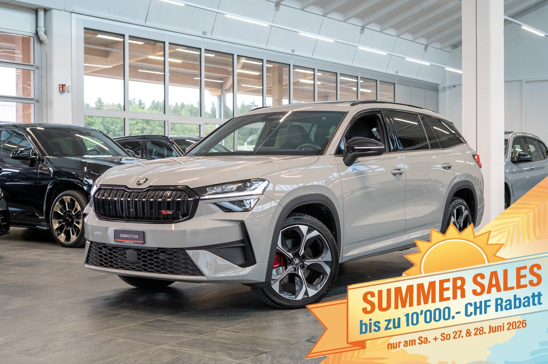 SKODA Kodiaq 2.0 TSI RS / 7 Sitze / Panorama-Glasdach / HeadUp / Anhängerkupplung