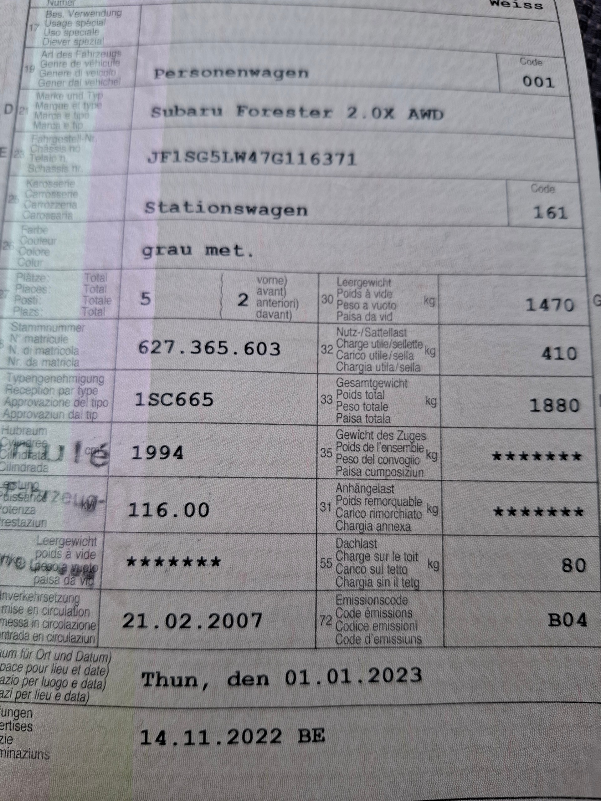 SUBARU Forester 2.0X (Swiss)-image-9