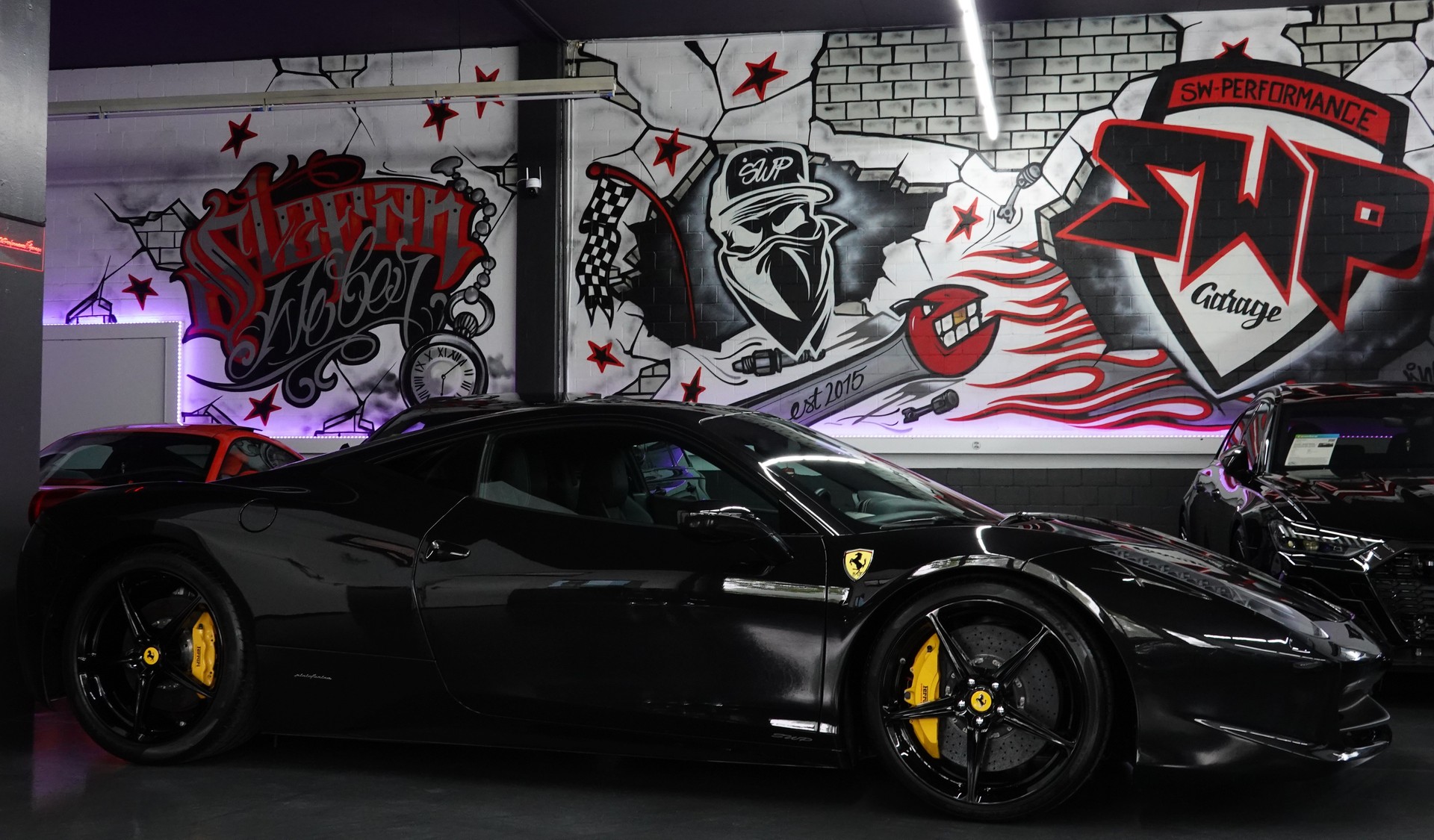 FERRARI 458 ITALIA 4.5 V8 SAUGER // FERRARI SERVICE // CH-FAHRZEUG // GELBE NÄHTE-image-23
