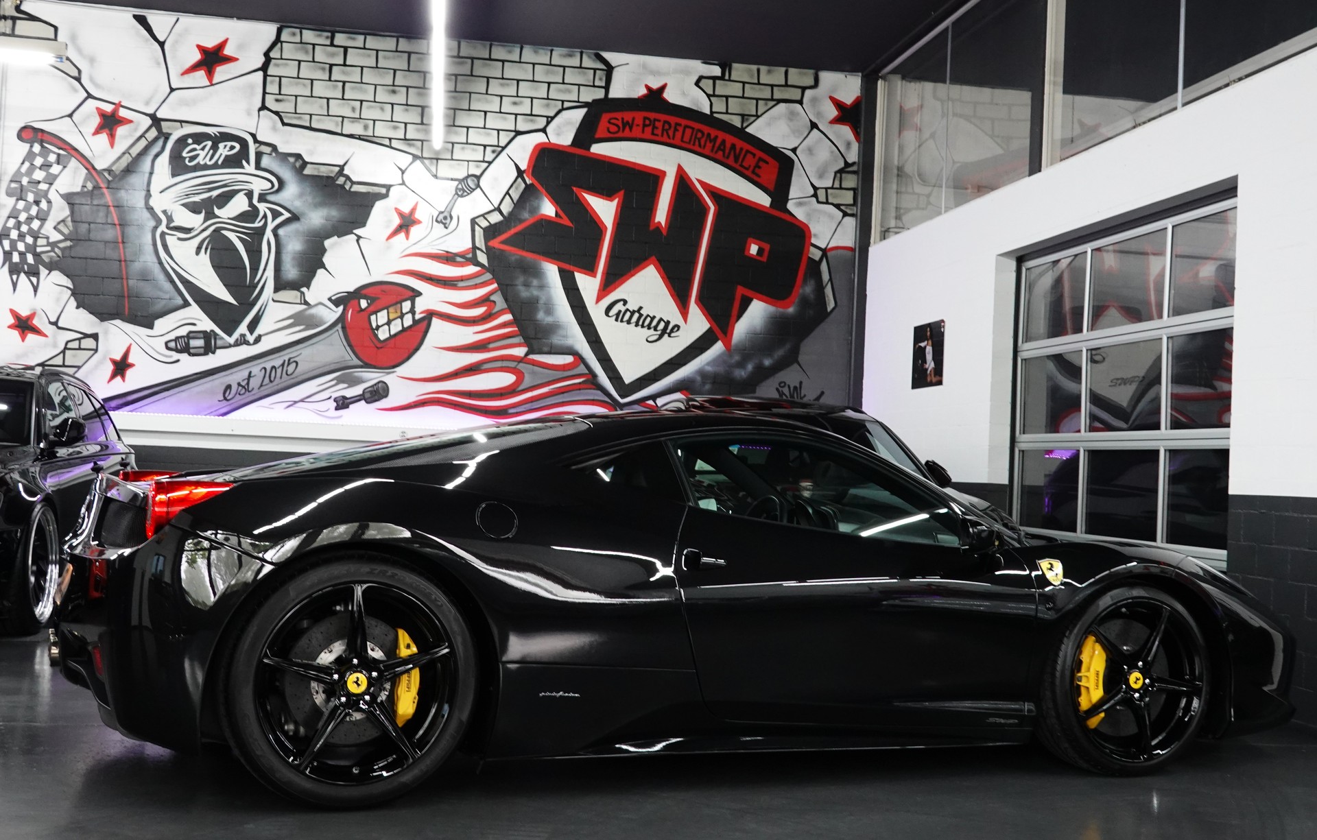 FERRARI 458 ITALIA 4.5 V8 SAUGER // FERRARI SERVICE // CH-FAHRZEUG // GELBE NÄHTE-image-26