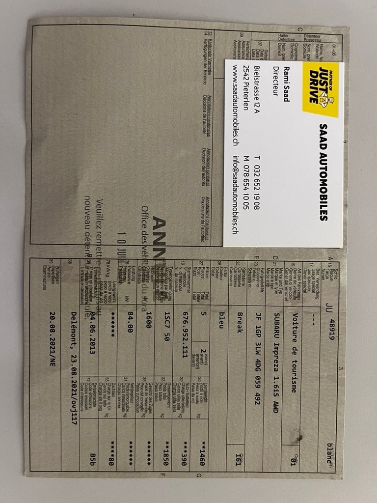 SUBARU Impreza 1.6 Swiss two-image-15