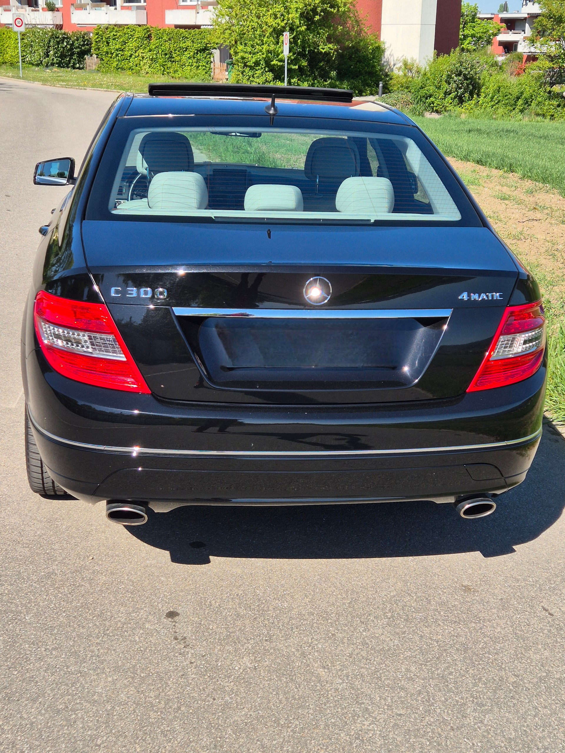 MERCEDES-BENZ C 300 V6 4matic / MERCEDES-BENZ C 300 (280) Avantgarde 4Matic 7G-Tronic / Frisch ab MFK / Schiebedach / Leder / 8-fach bereift-image-2