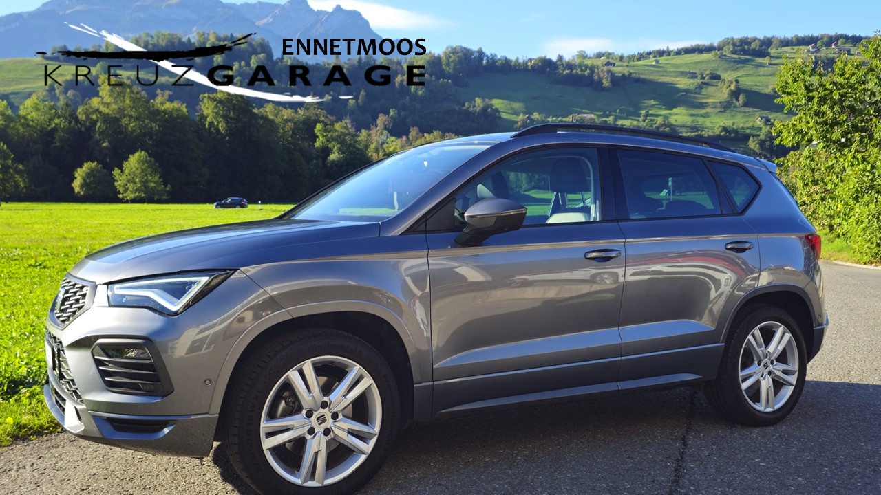 SEAT Ateca 2.0 TSI FR 4Drive DSG *Anhängerkupplung+8-fach bereift*-image-1