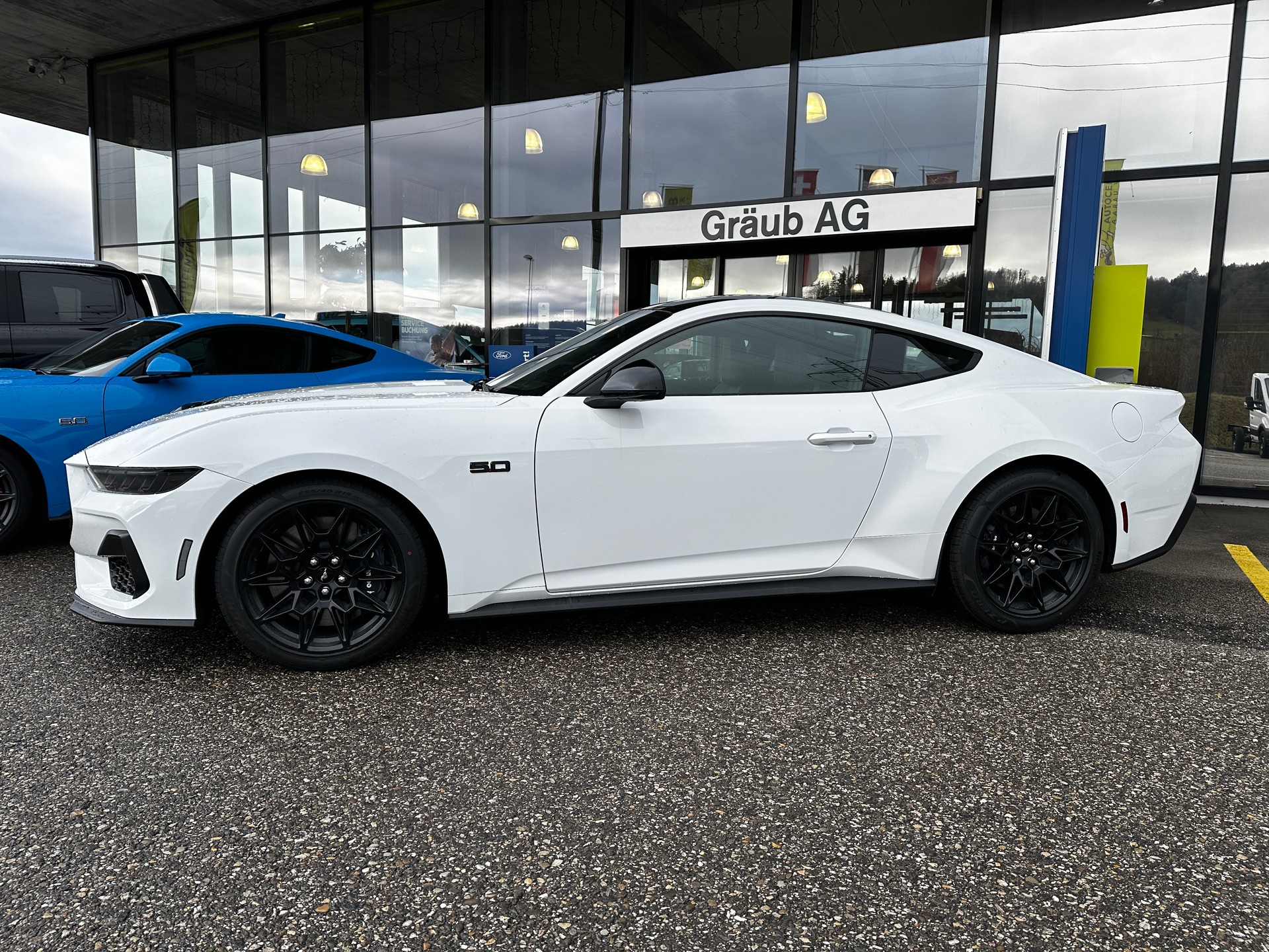 FORD Mustang Fastback 5.0 V8 GT Automat NITE PONY BLACK-PACK!-image-3