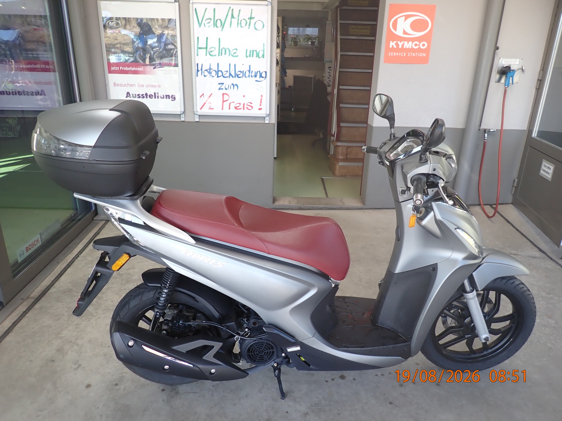 KYMCO People S 125i ABS Topcase/Windschild