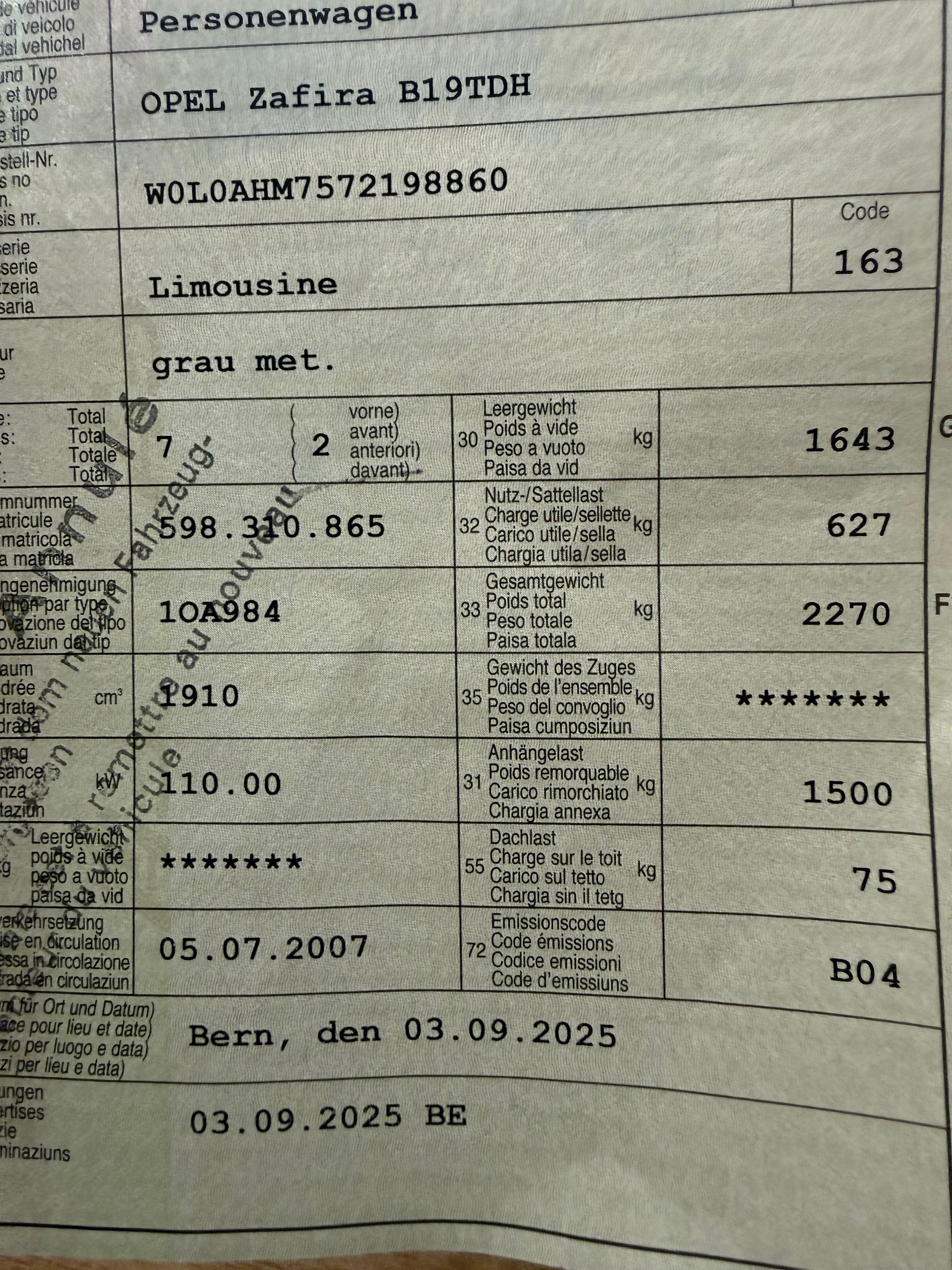 OPEL Zafira 1.9 CDTI Enjoy Automatic-image-8