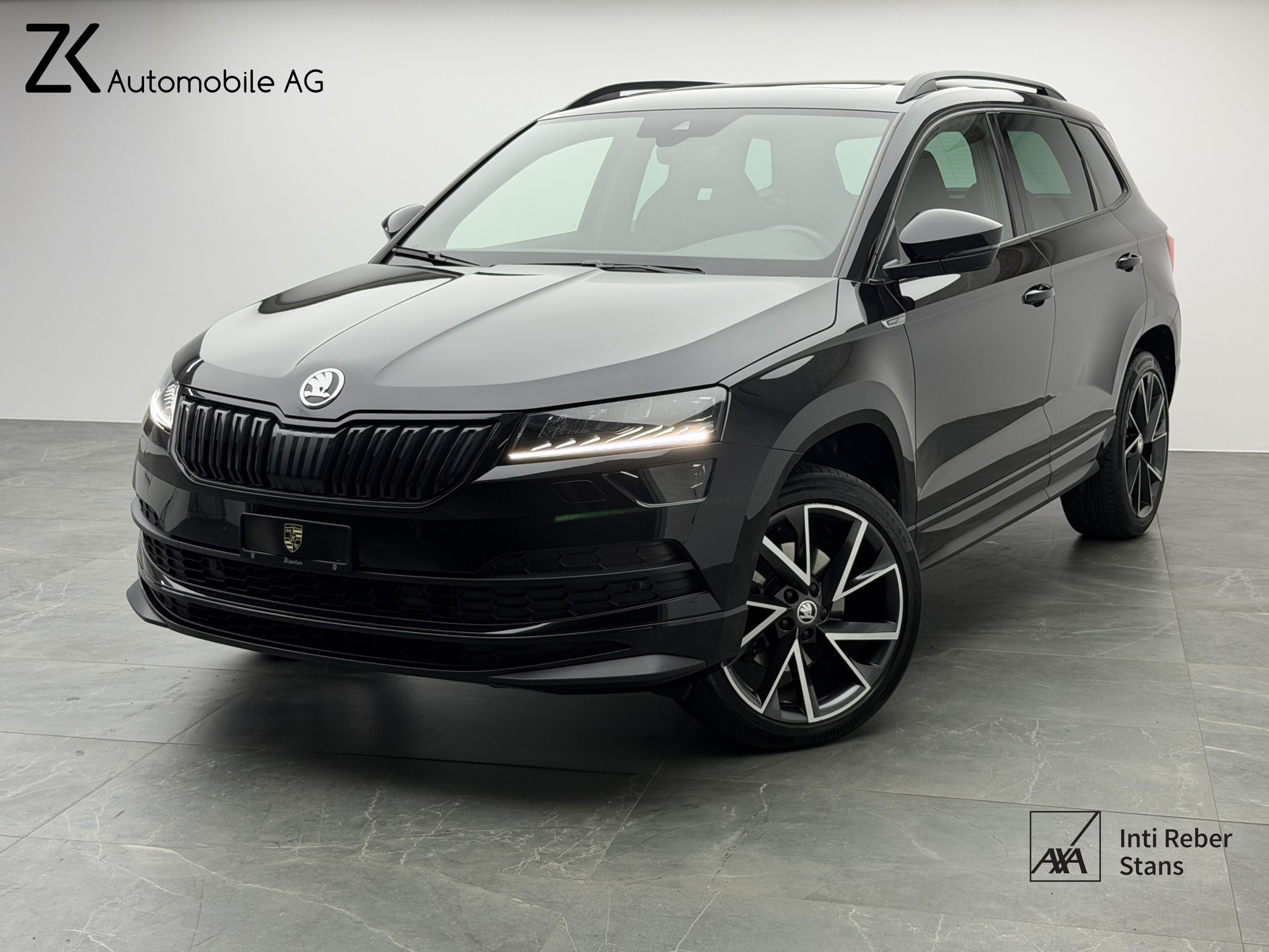 SKODA Karoq 2.0 TSI 190PS Black Magic Perl SportLine 4x4 DSG / RF-Kamera / Panoramadach / Virtuelles Cockpit / AHK-Schwenkbar /-image-0