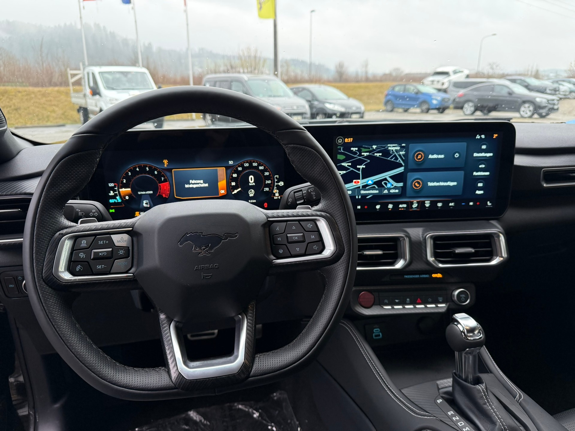 FORD Mustang Fastback 5.0 V8 GT Automat FULL BLACK-image-7