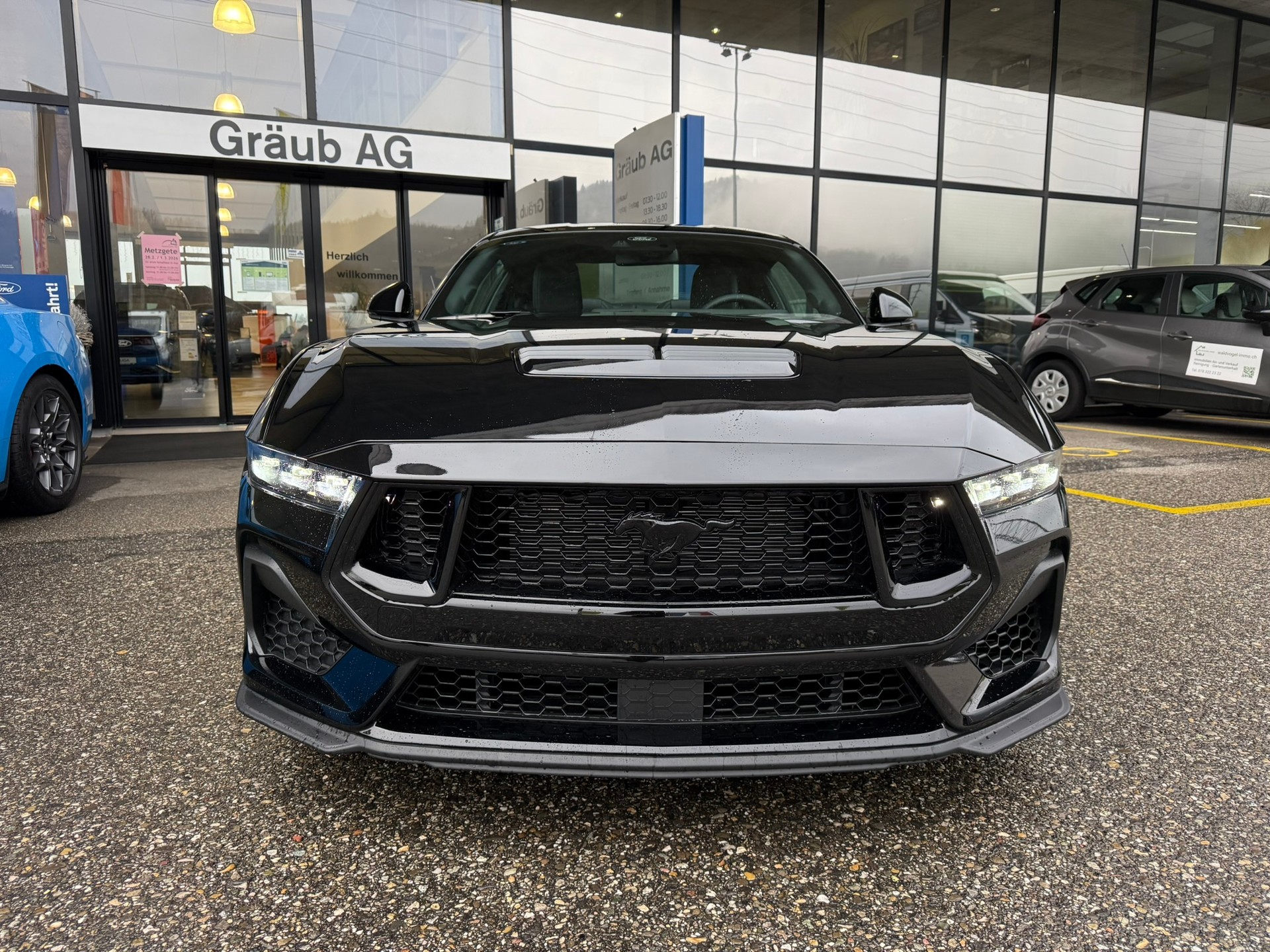 FORD Mustang Fastback 5.0 V8 GT Automat FULL BLACK-image-1