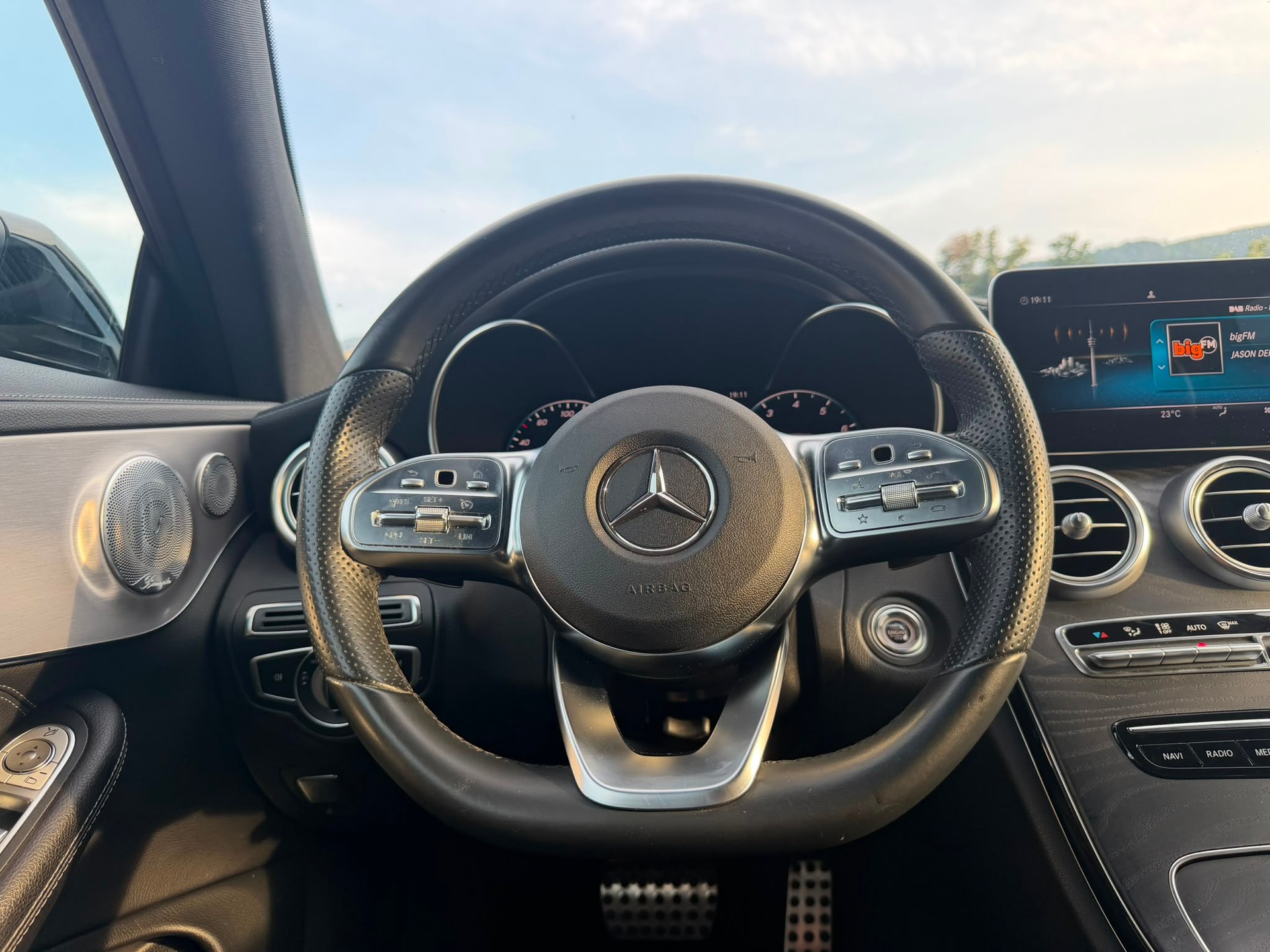 MERCEDES-BENZ C 200 Coupé 4Matic AMG Line 9G-Tronic (C63 AMG Bodykit) Black&Chrome Edition-image-11