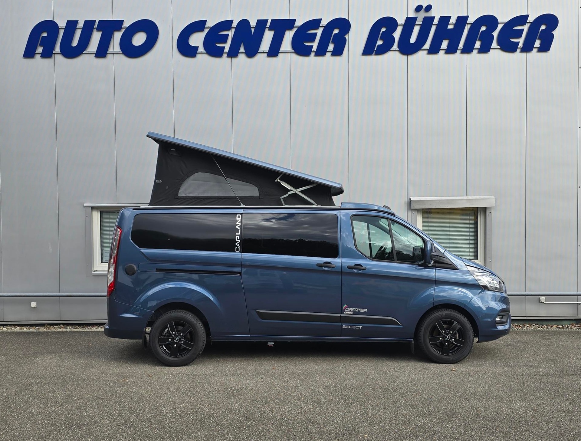 DREAMER COMPACT CAPLAND SELECT AUFSTELLDACH 2,0 TDCI DIESEL AUTOMAT FORD TRANSIT CUSTOM-image-0