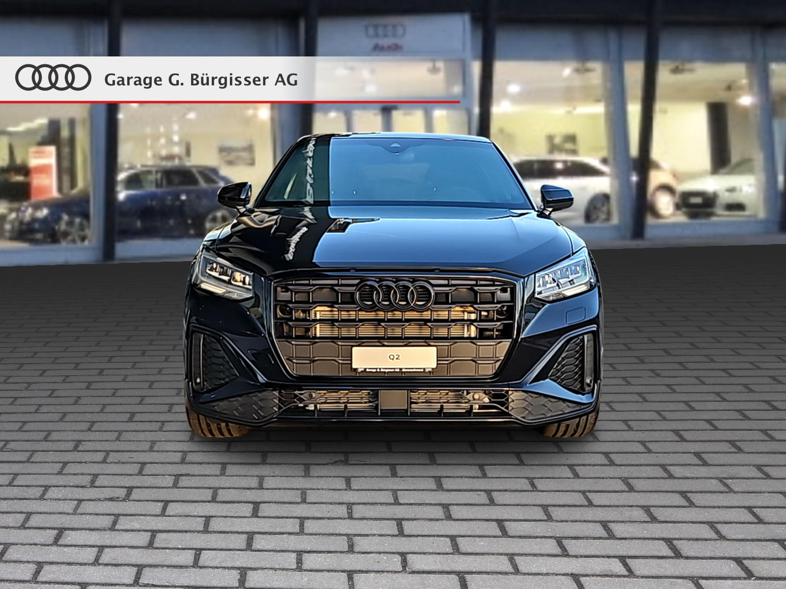 AUDI Q2 35 TFSI S line S-tronic "S Line Competition" Mythosschwarz Metallic-image-1