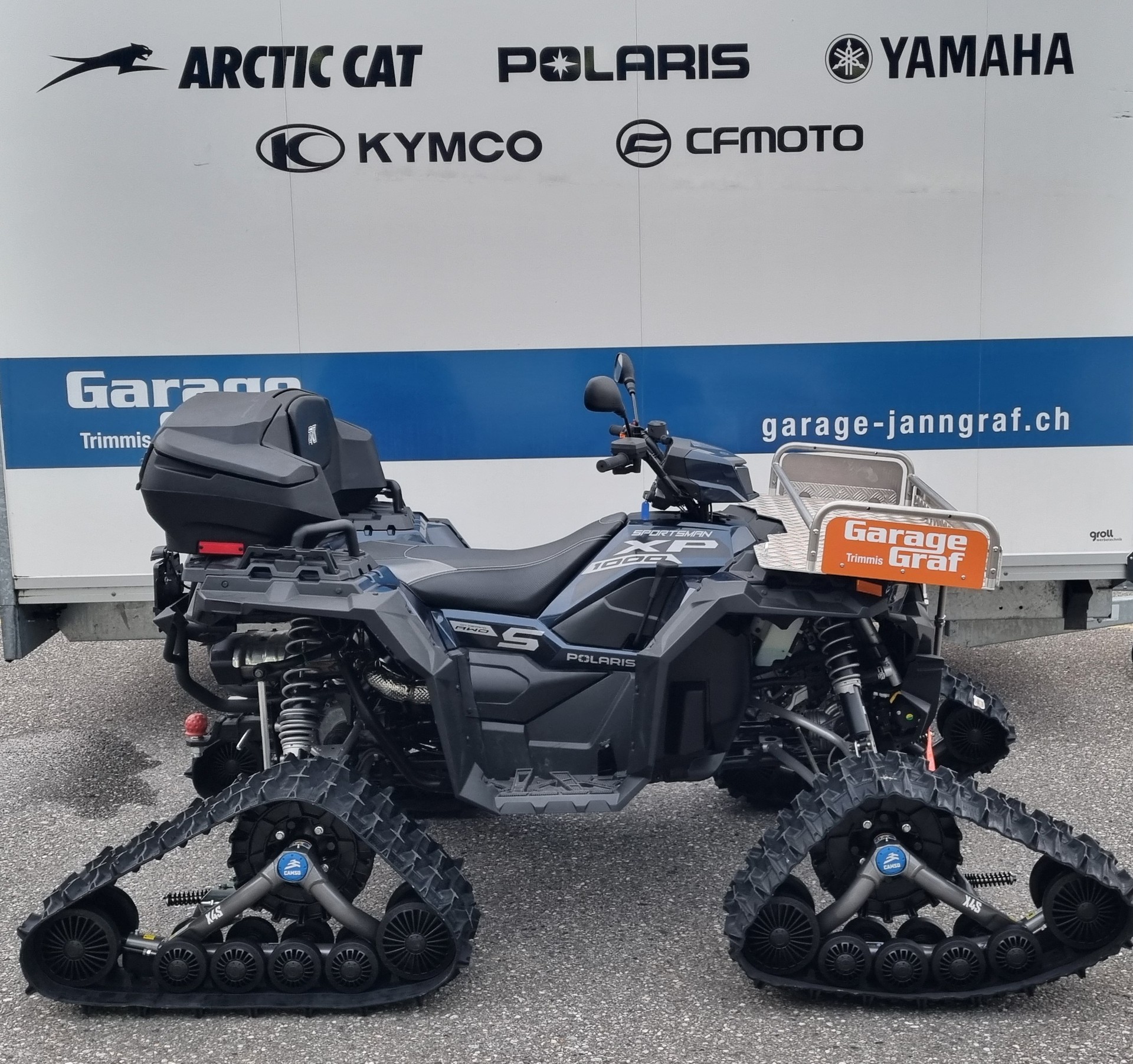 POLARIS Ab MFK mit Raupenkit und Räder
