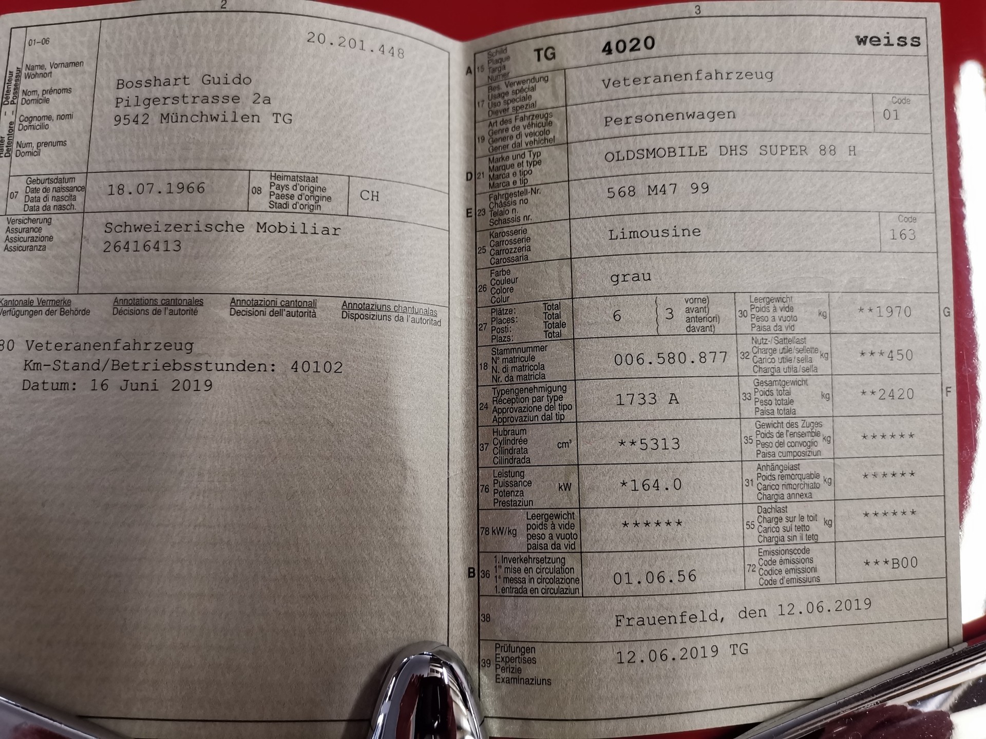 OLDSMOBILE DHS Super 88 GM Biel Schweiz-image-14