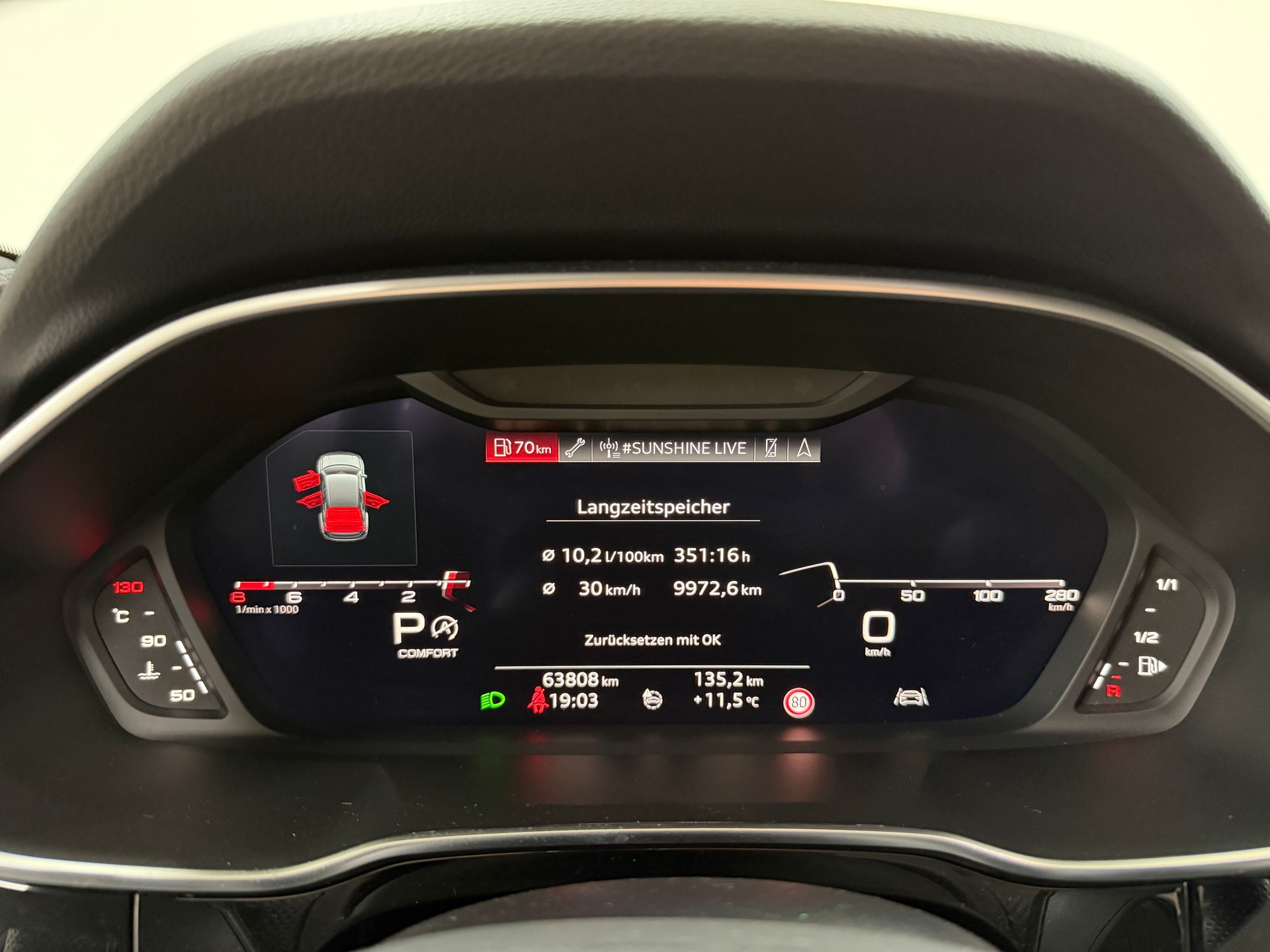 AUDI Q3 Sportback 40 TFSI S line quattro Midnight Black S-tronic / 360° Kamera / virtual Cockpit / Komfortschlüssel /-image-12