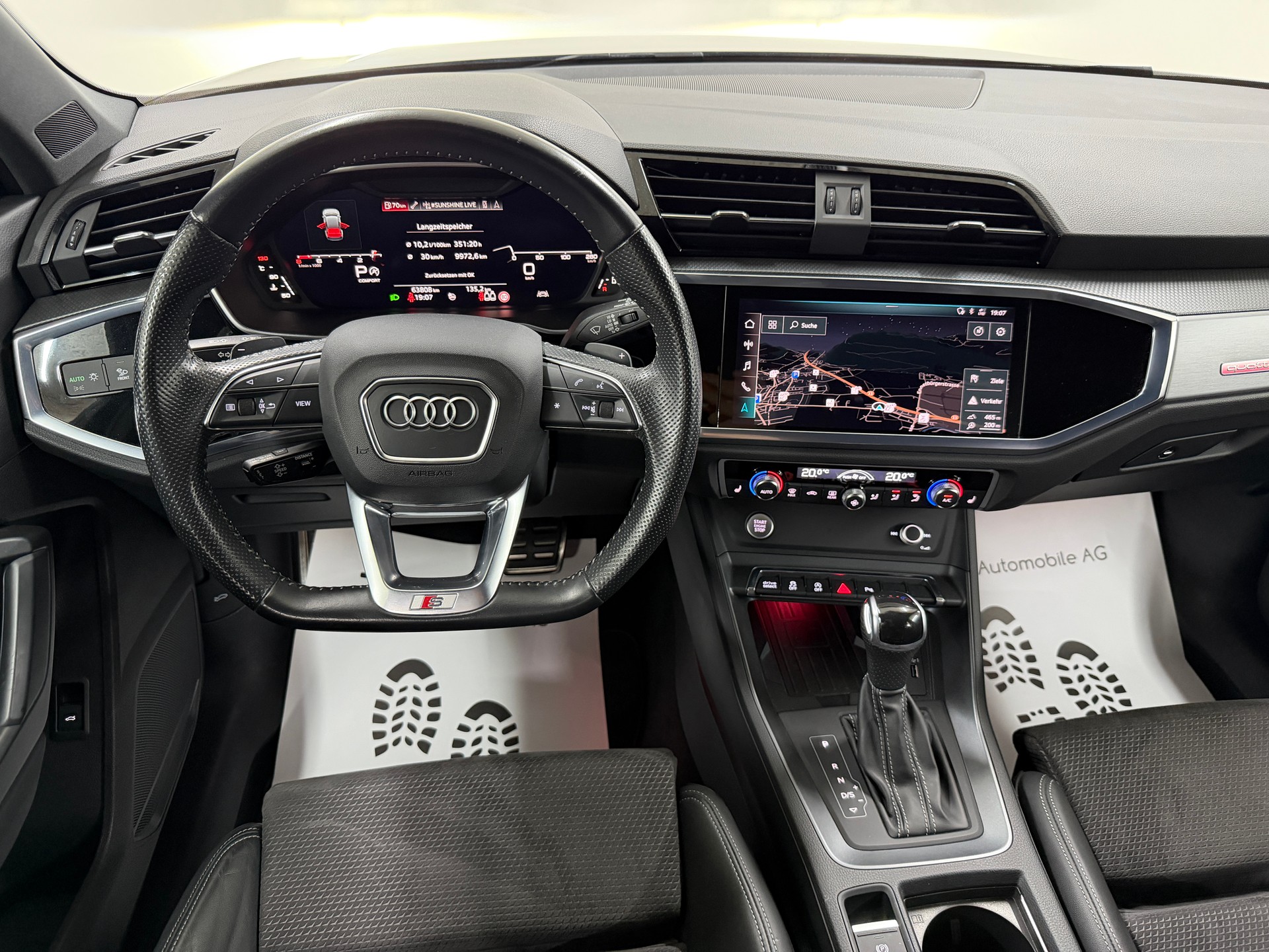 AUDI Q3 Sportback 40 TFSI S line quattro Midnight Black S-tronic / 360° Kamera / virtual Cockpit / Komfortschlüssel /-image-10