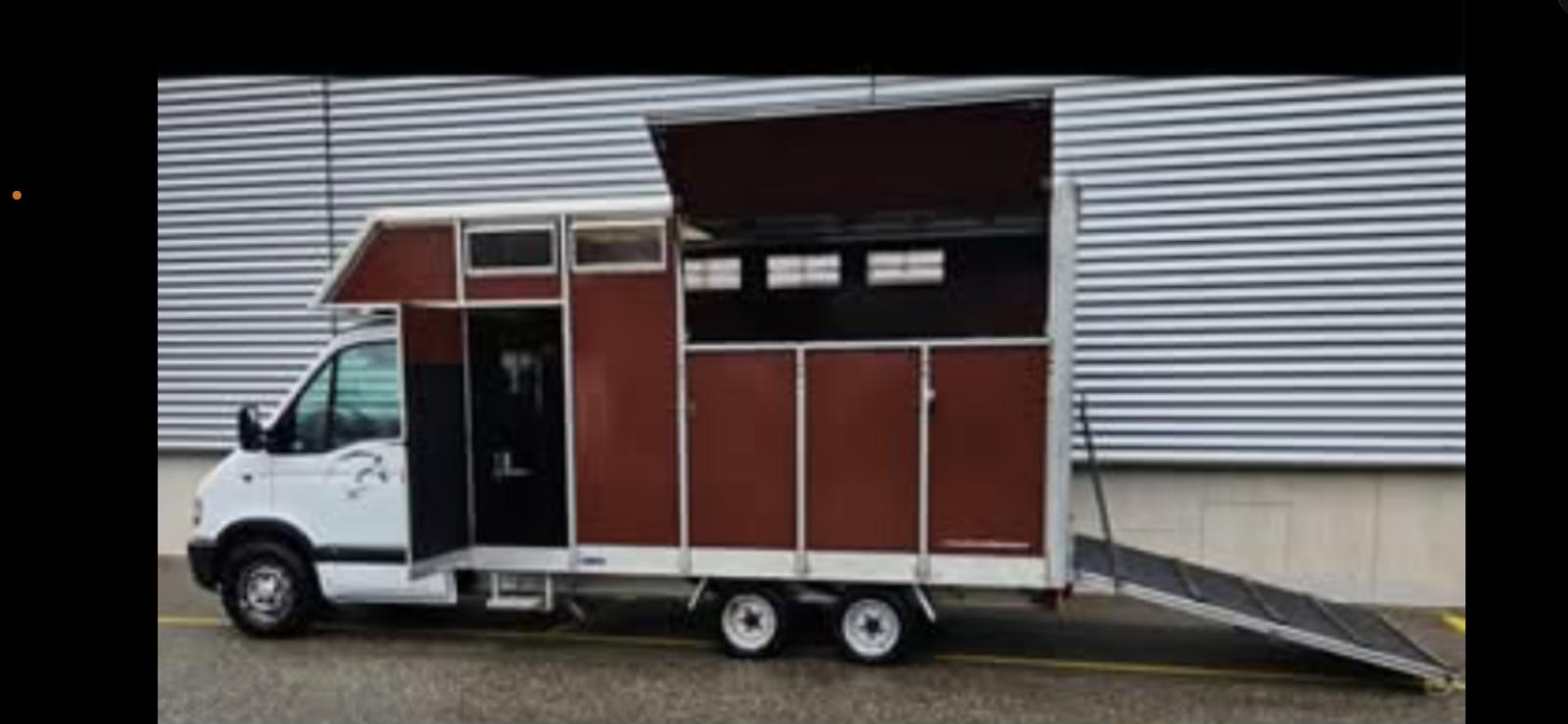 RENAULT 2.8 dTi Van Chevaux Pferde Transport