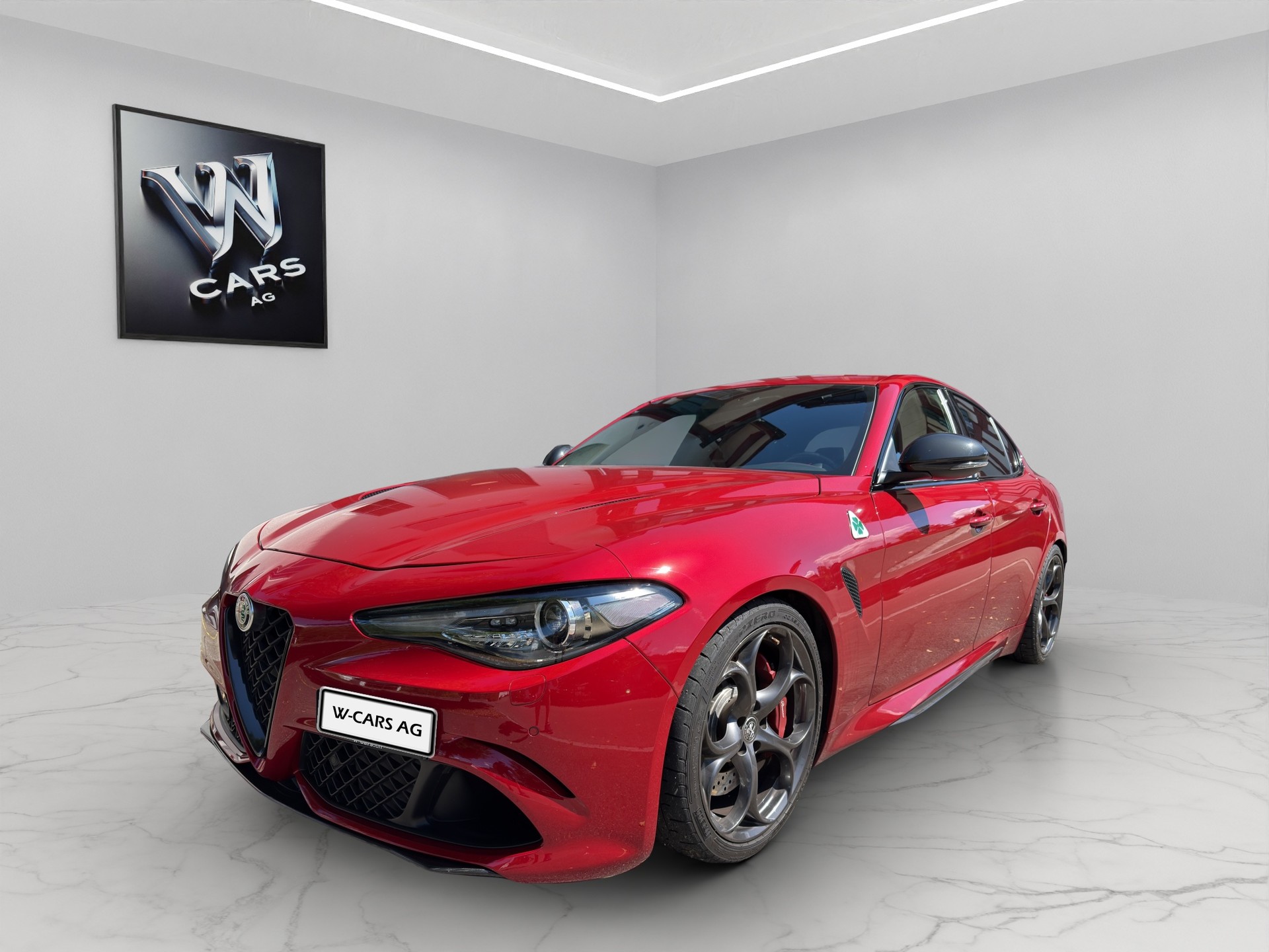 ALFA ROMEO Giulia 2.9 V6 Quadrifoglio Automatic * Facelift * rosso competizione * CH Fahrzeug * Garantie *-image-0