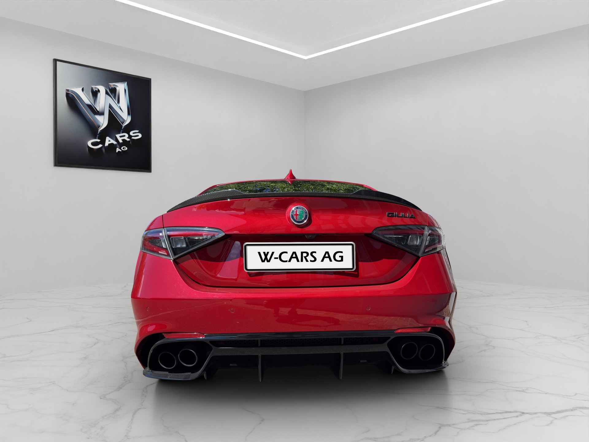 ALFA ROMEO Giulia 2.9 V6 Quadrifoglio Automatic * Facelift * rosso competizione * CH Fahrzeug * Garantie *-image-2