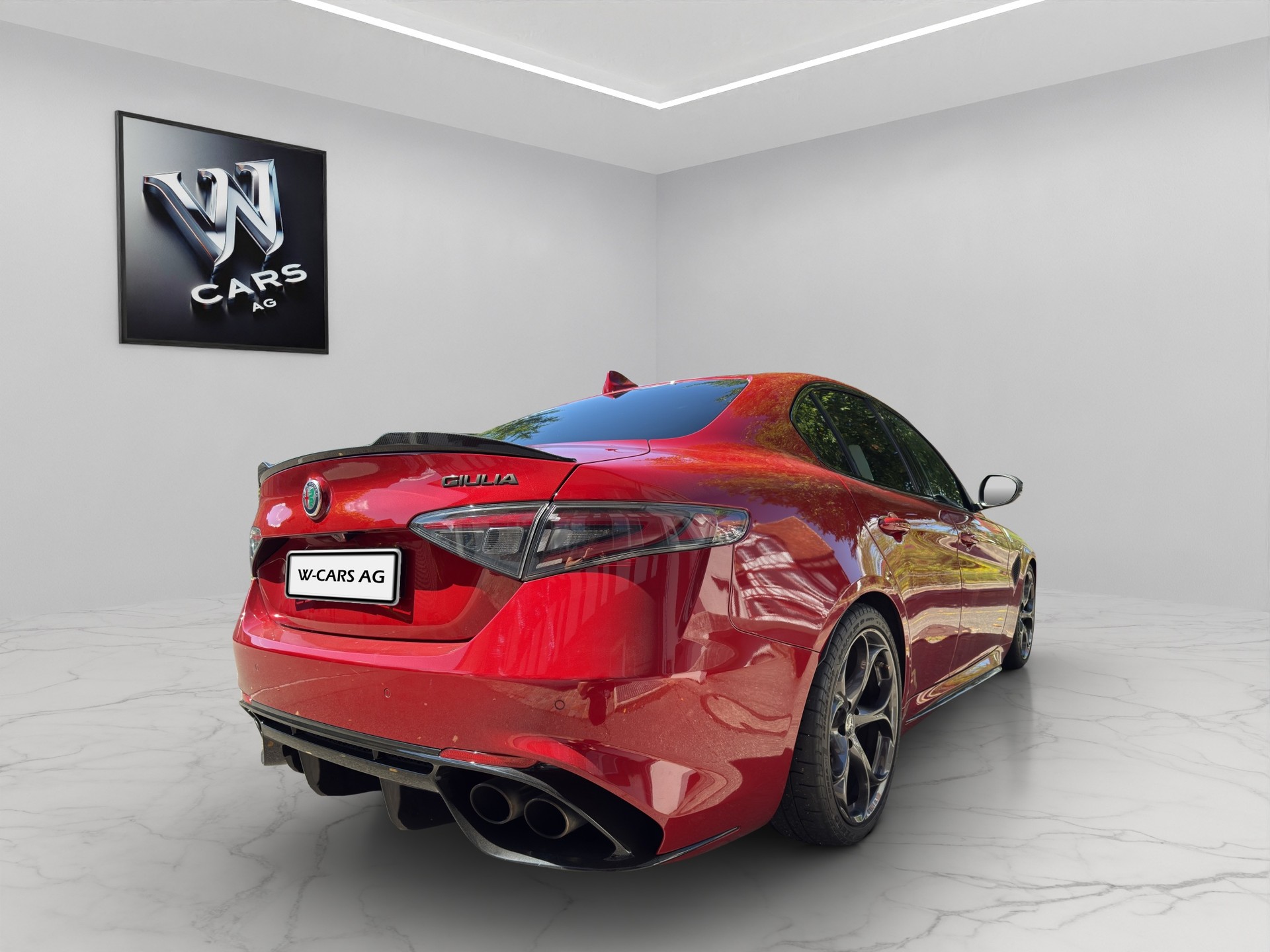 ALFA ROMEO Giulia 2.9 V6 Quadrifoglio Automatic * Facelift * rosso competizione * CH Fahrzeug * Garantie *-image-3